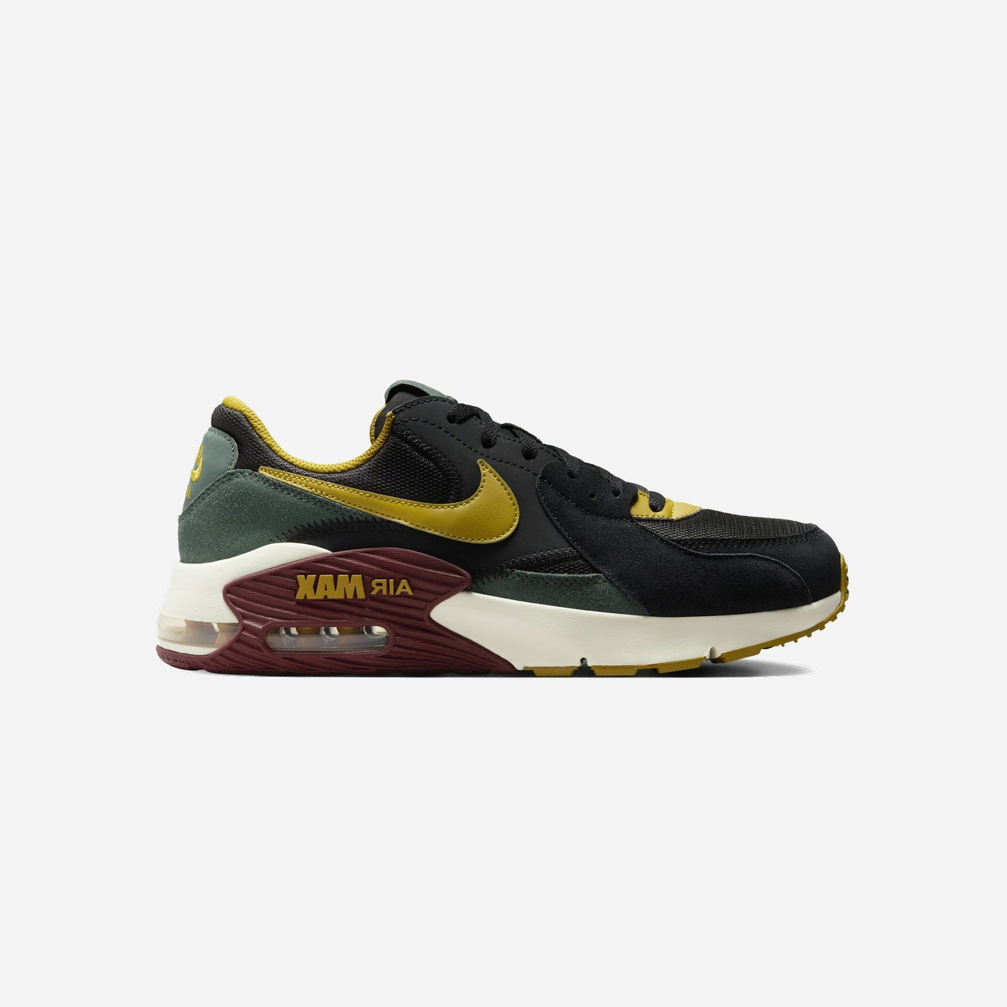 Nike Air Max Excee Black Vintage Green Dark Team Red Bronzine