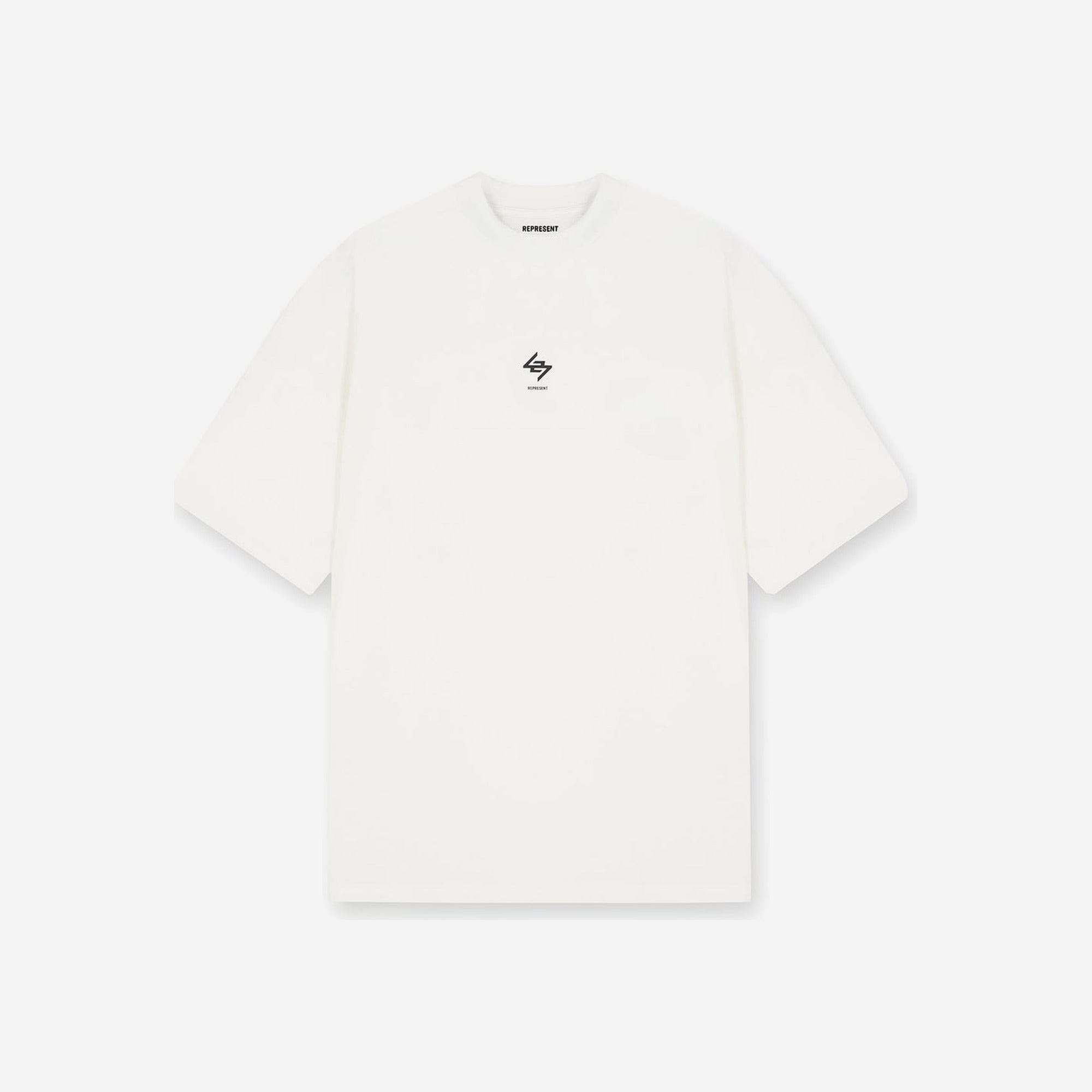 Represent 247 Oversized T-Shirt Flat White SS26