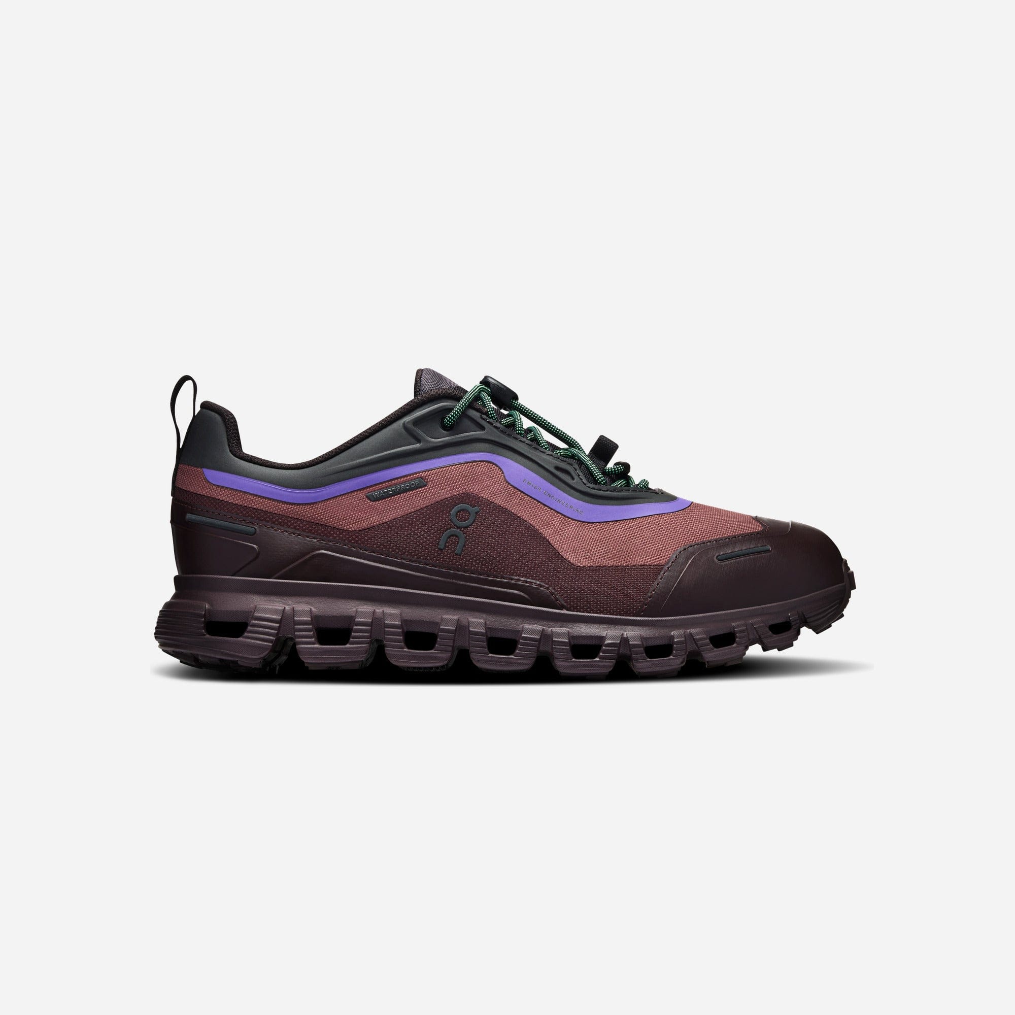 ON Running Cloud 6 Geo Waterproof Black Tyrian WMNS