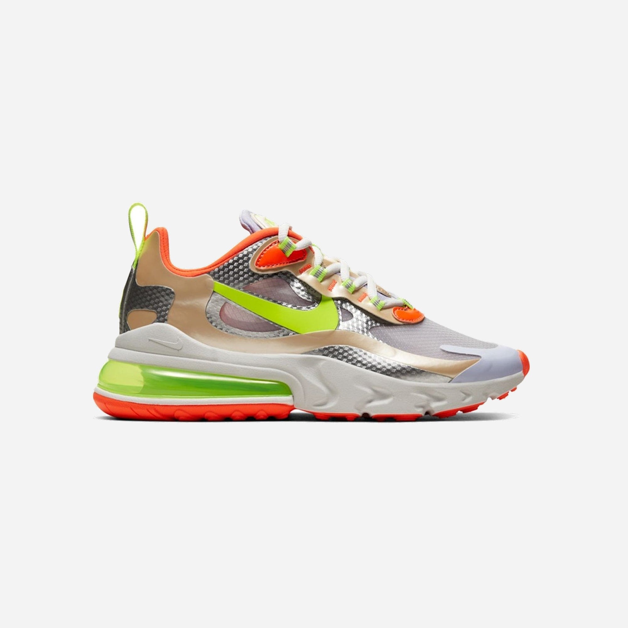 Nike Air Max 270 React Desert Ore Volt Orange WMNS