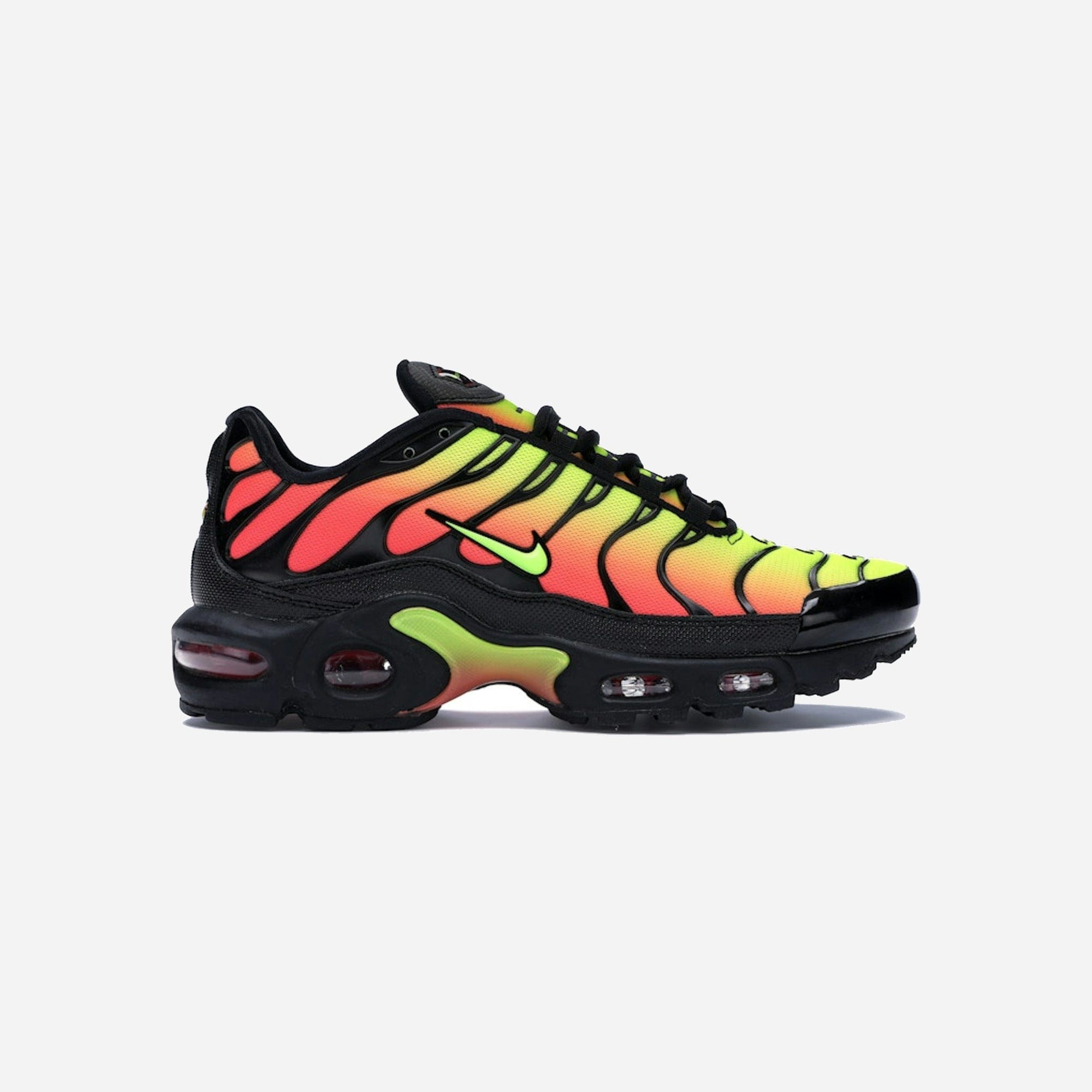 Nike Air Max Plus Black Volt Solar Red WMNS