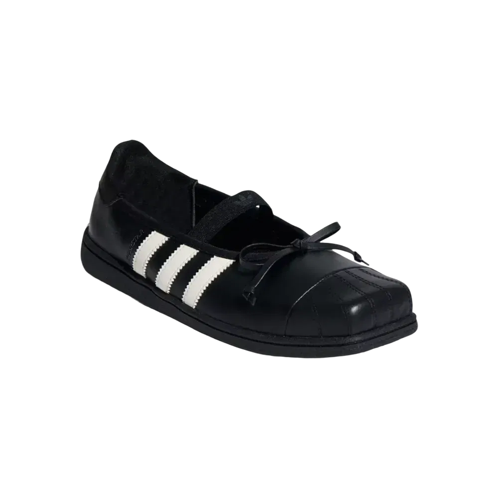 Jennie X Adidas Superstar Square Ballet 'Core Black Off White'