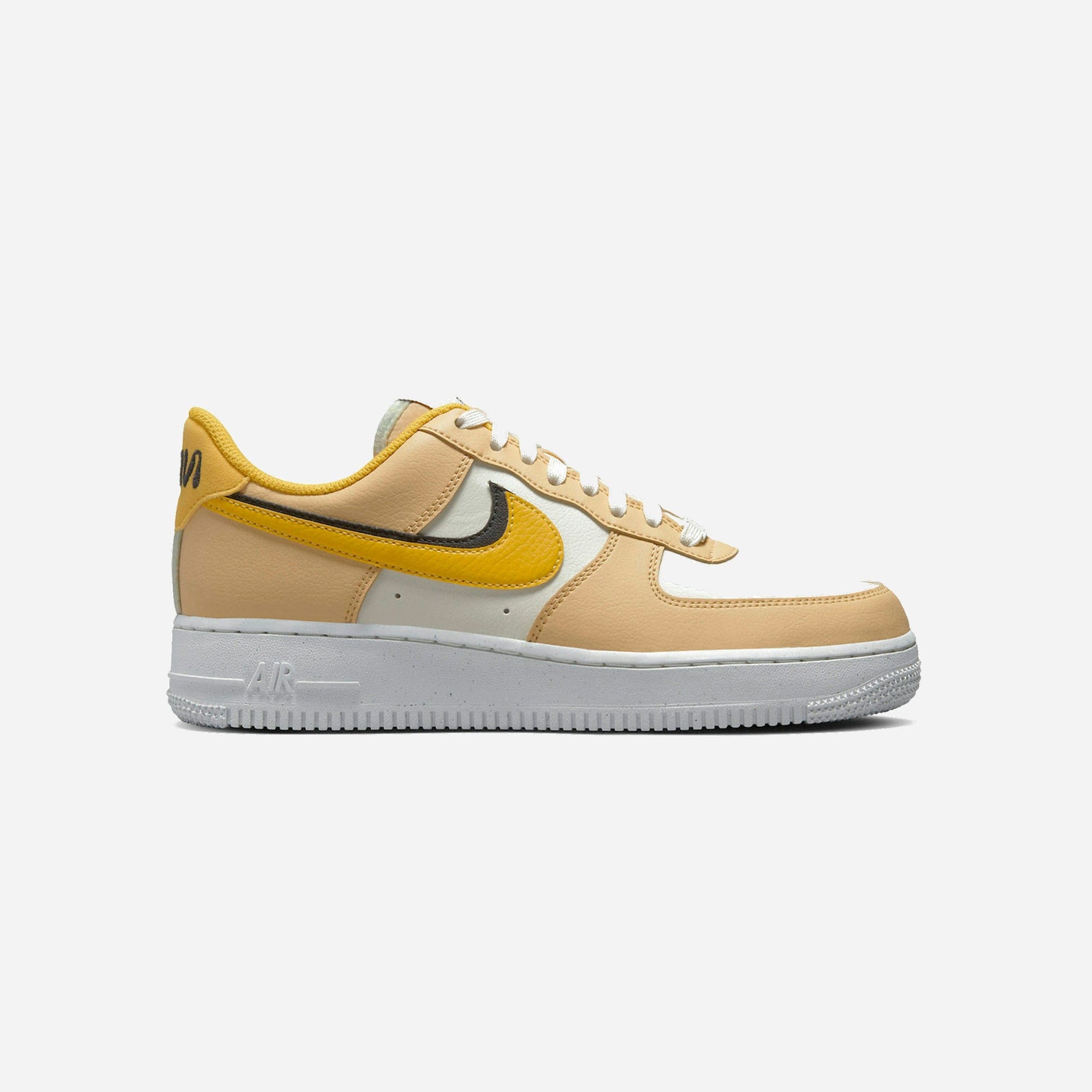 Nike Air Force 1 Low '07 Lx '82 Double Swoosh Sail Yellow Ochre WMNS