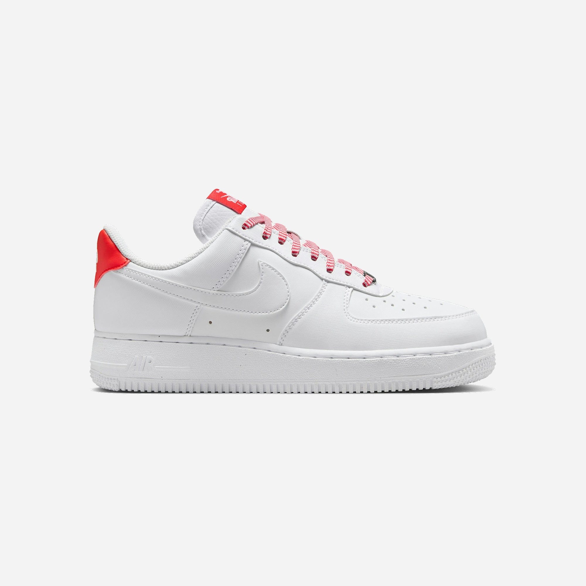 Nike Air Force 1 Low '07 White Pink Foam Metallic Silver Light Crimson WMNS
