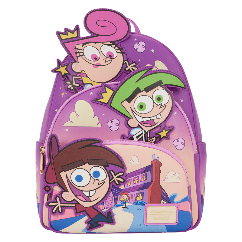 The Fairly OddParents Exclusive Triple Pocket Glow Midi Backpack