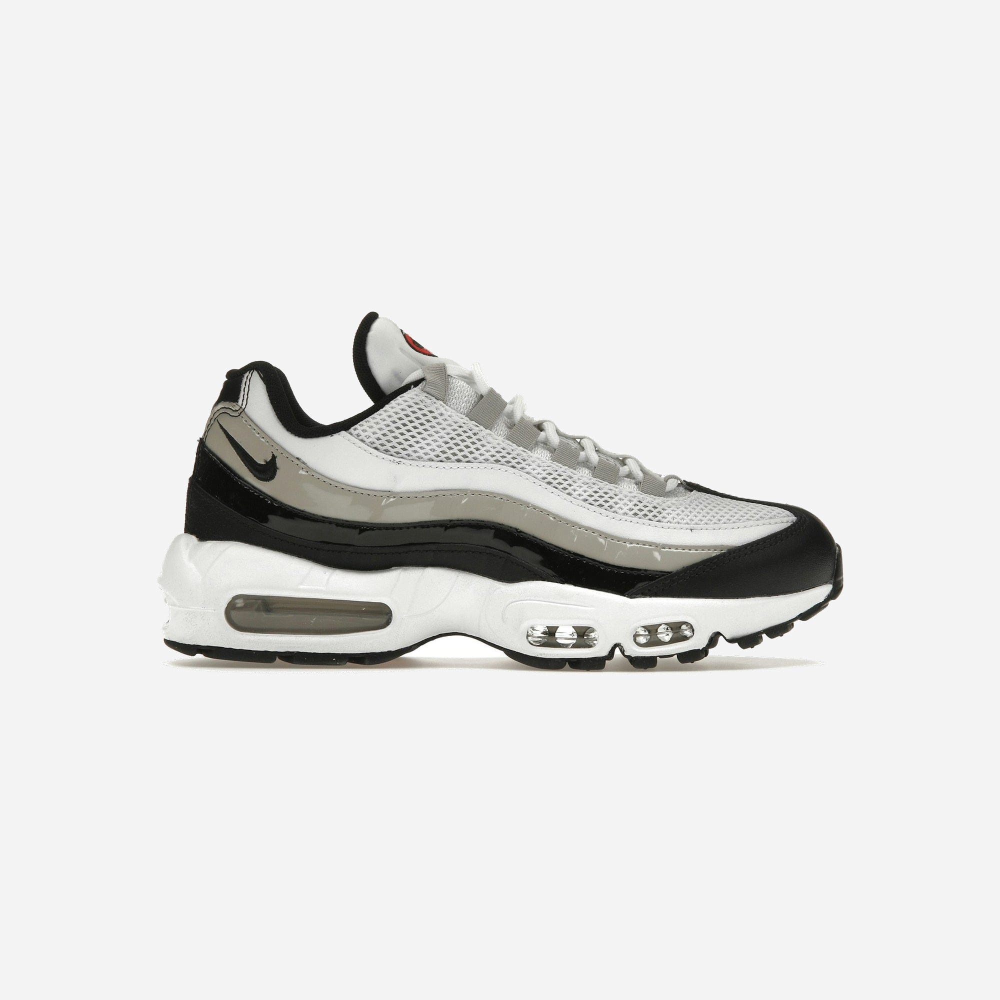 Nike Air Max 95 White Light Iron Ore Black Patent WMNS