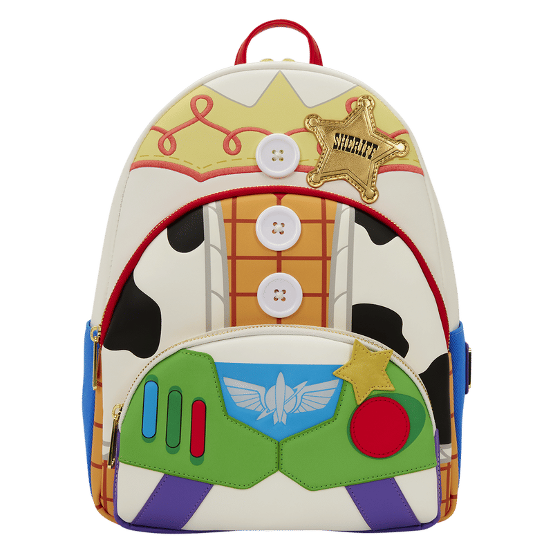 Toy Story 5 Triple Pocket Jessie, Woody, & Buzz Midi Backpack