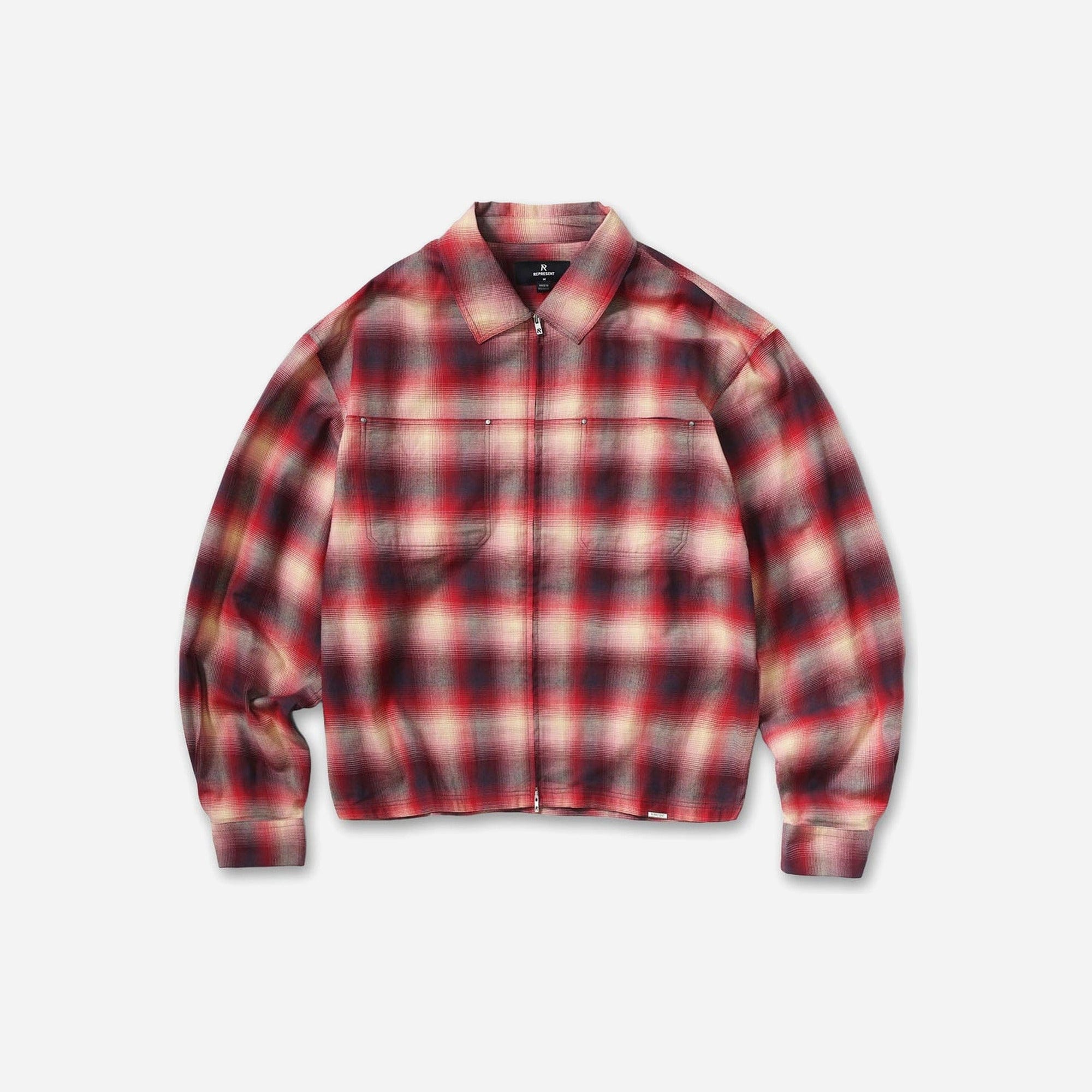 Represent Sunset Flannel Racing Red SS26