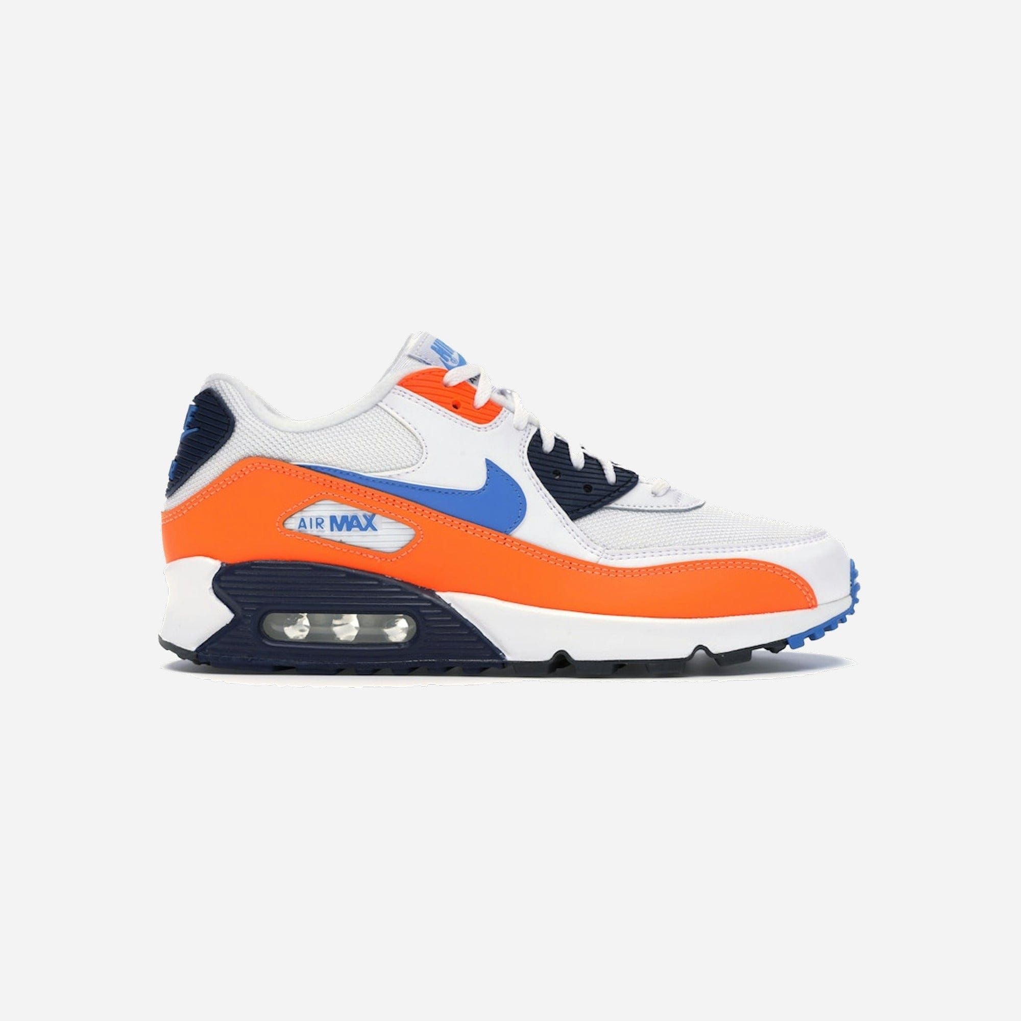 Nike Air Max 90 White Photo Blue Total Orange