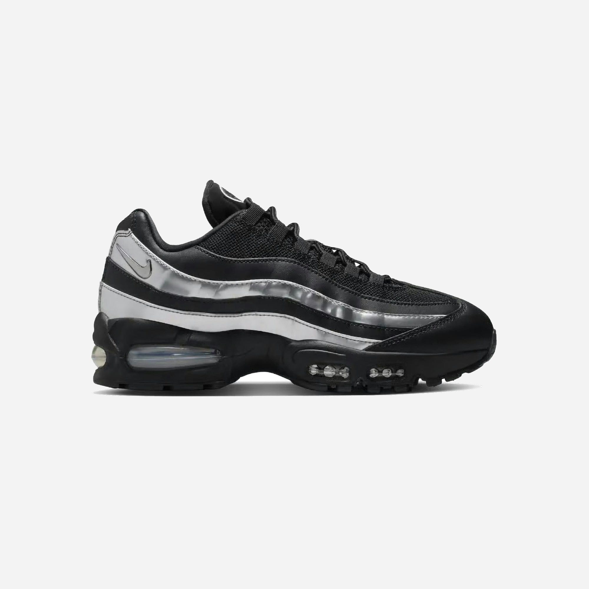 Nike Air Max 95 Big Bubble Black Metallic Silver WMNS