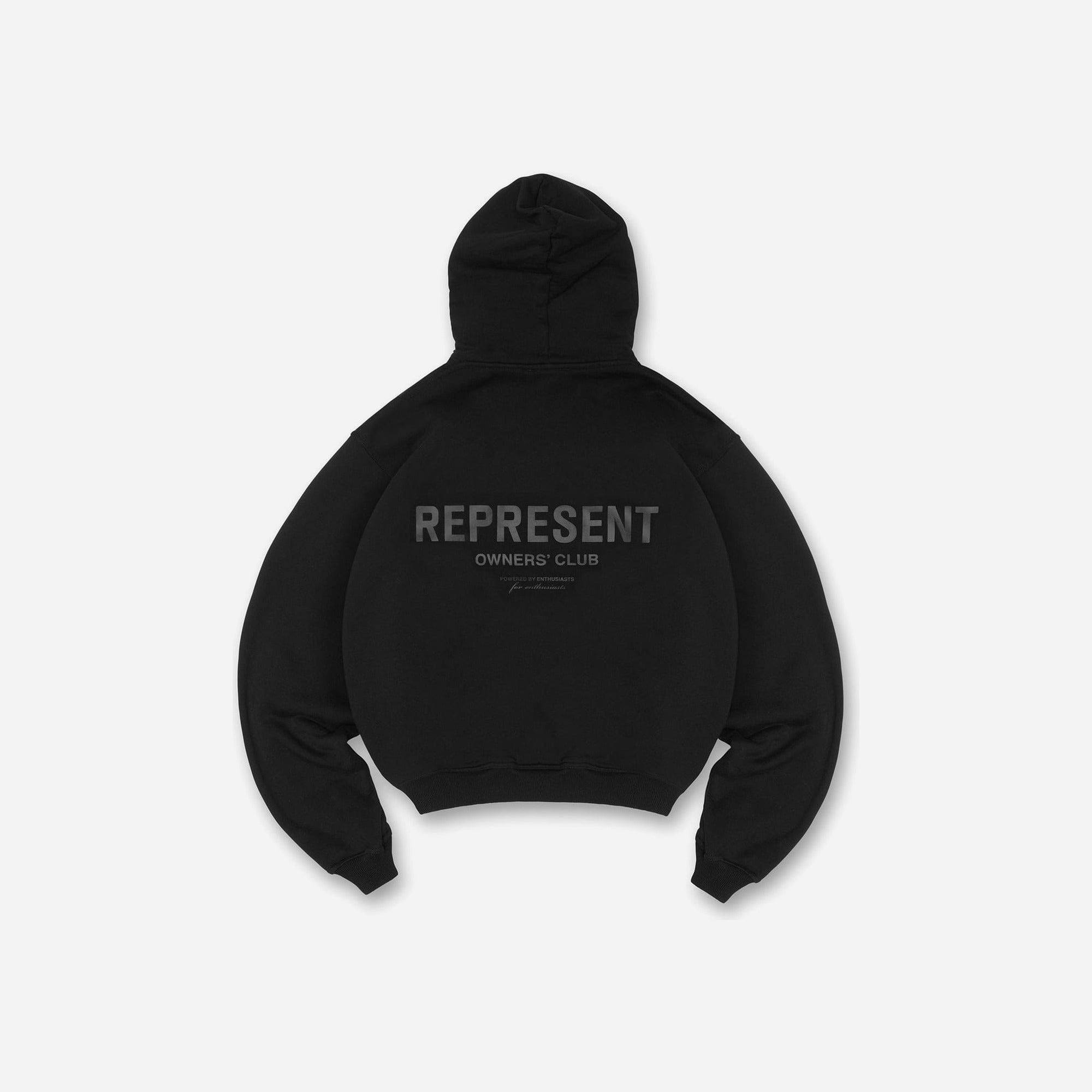 Represent Owners Club Hoodie Black Matte SS26