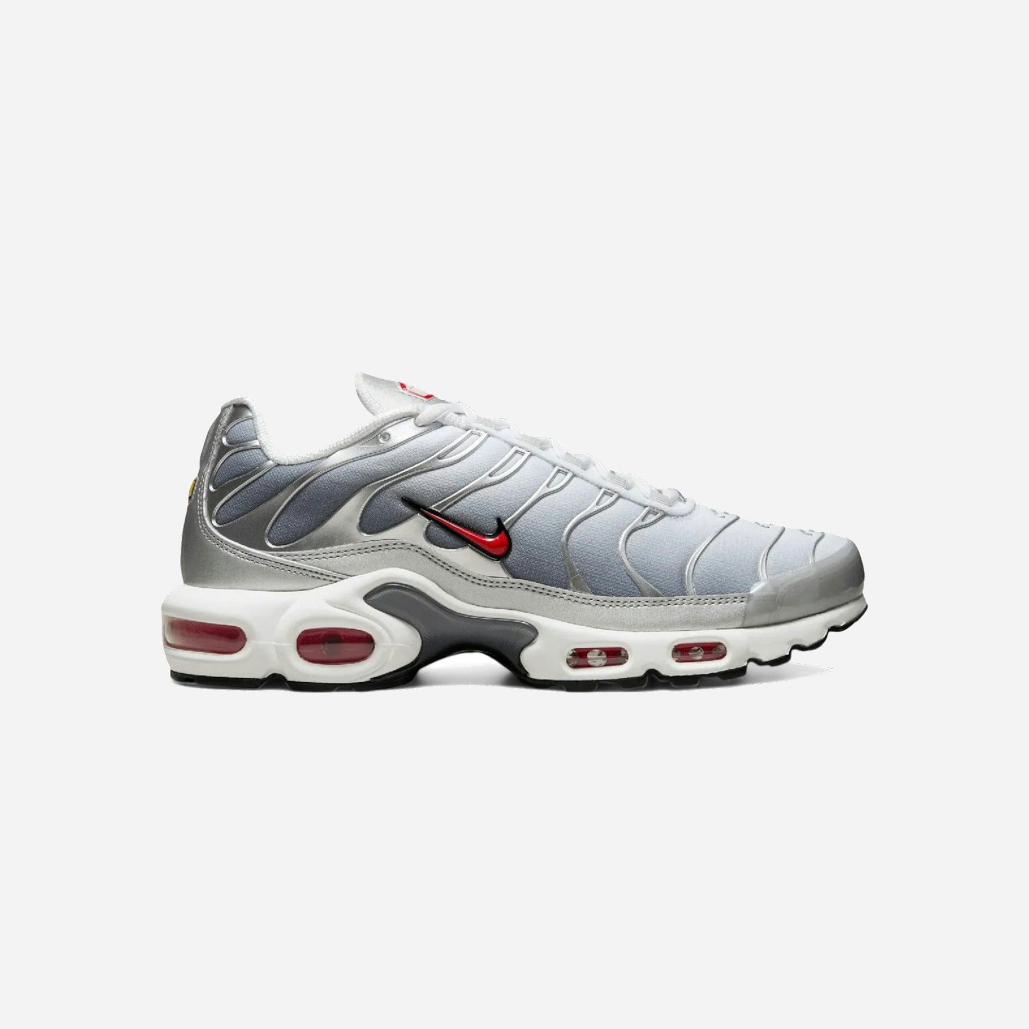 Nike Air Max Plus Metallic Silver University Red WMNS