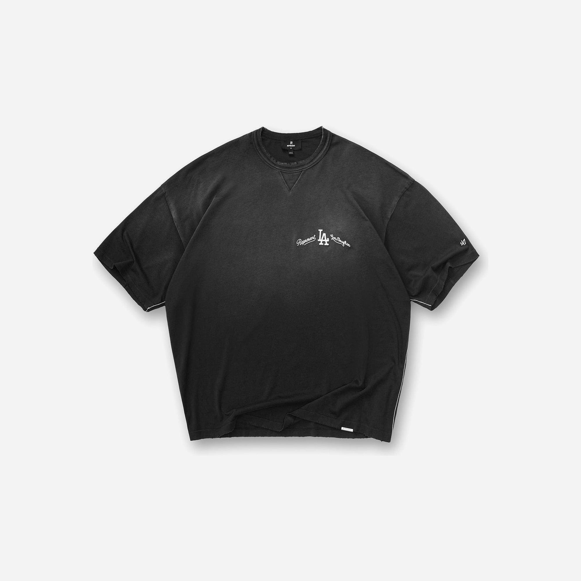 Represent Los Angeles Dodgers X Represent T-Shirt Stained Black SS26