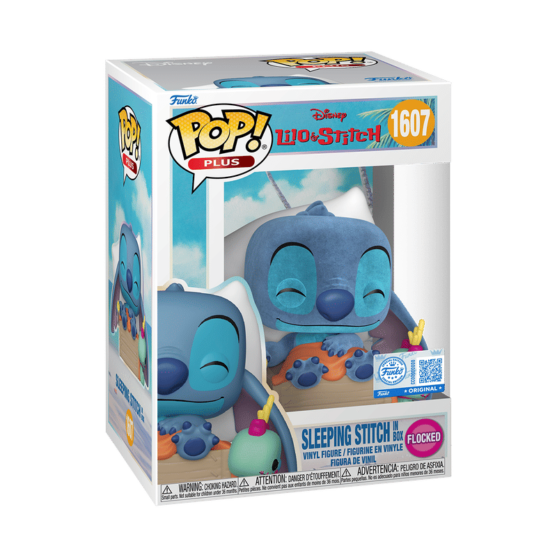 Pop! Plus Sleeping Stitch in Box (Flocked)