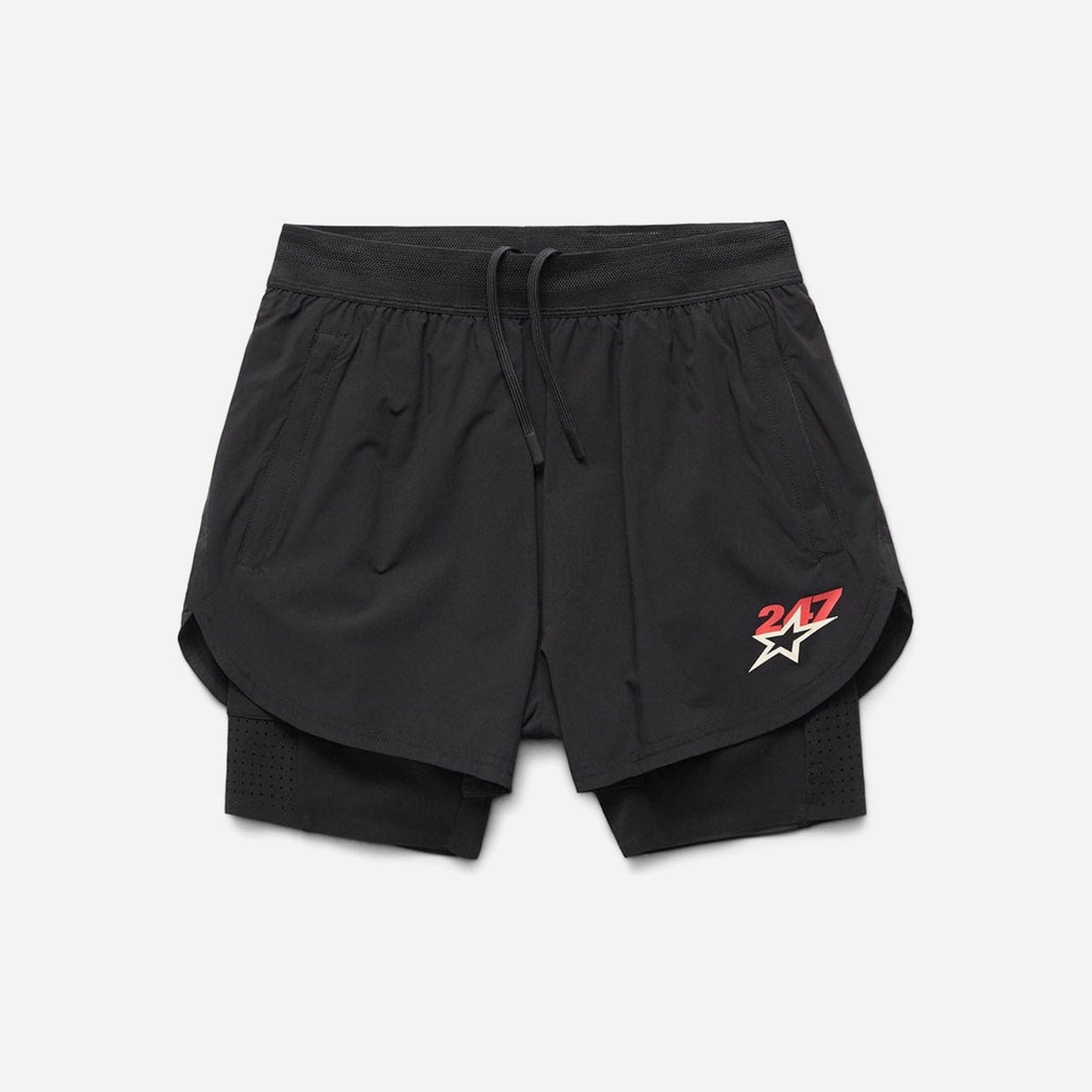 Represent 247 Hybrid 2-In-1 Short Jet Black SS26