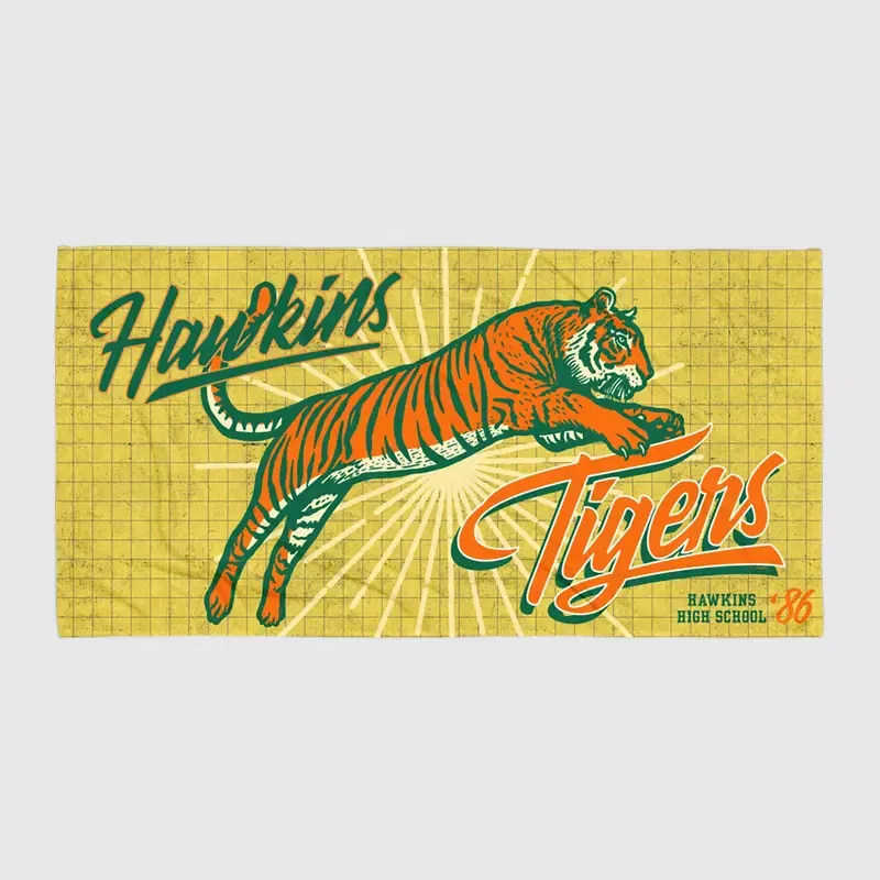 Stranger Things Hawkins High Beach Towel