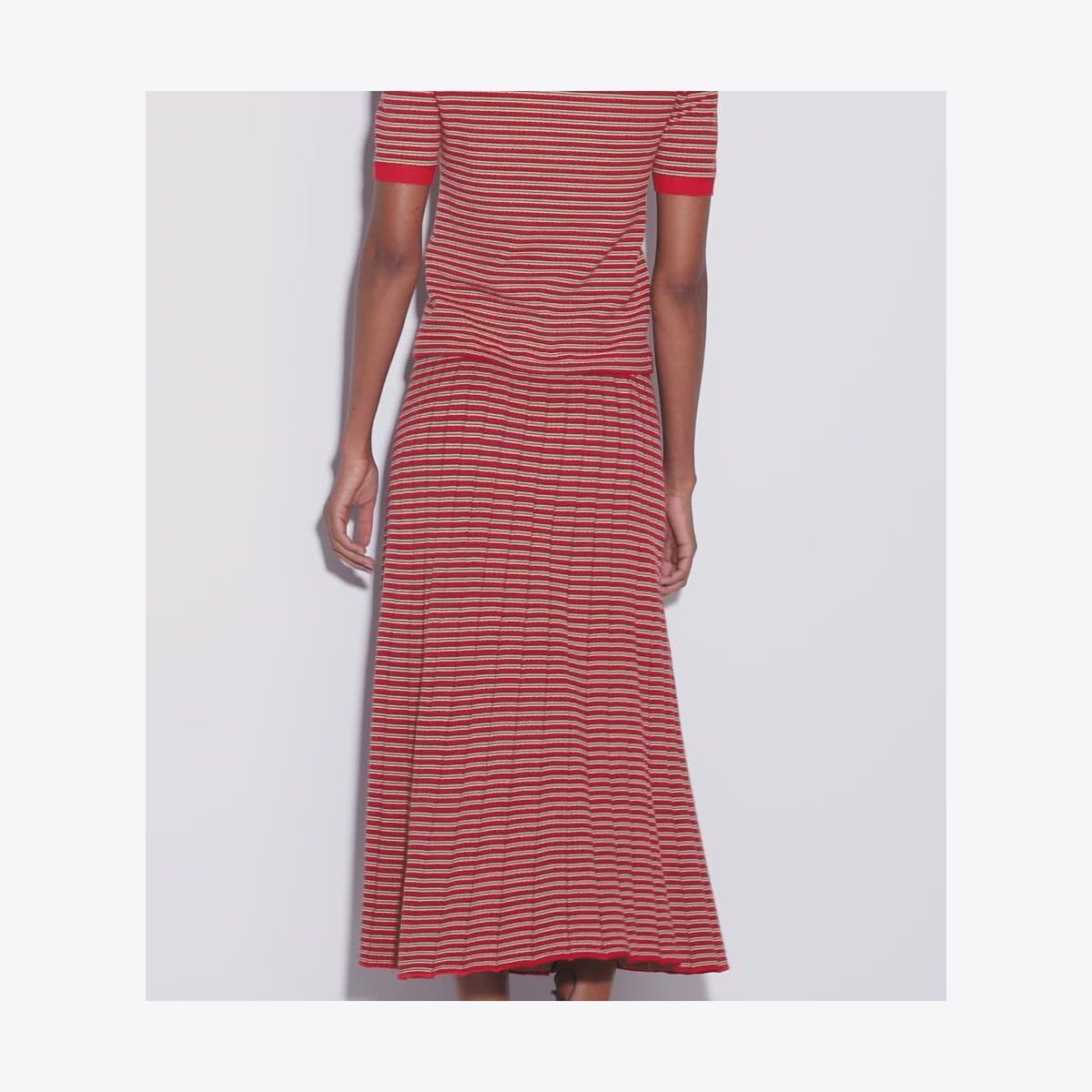 Multi-Stripe Skirt