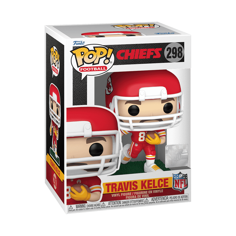 Pop! Travis Kelce (Running) (Red and White Uniform)