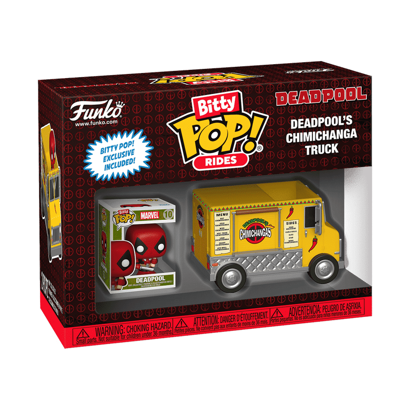 Bitty Pop! Rides Deadpool's Chimichanga Truck