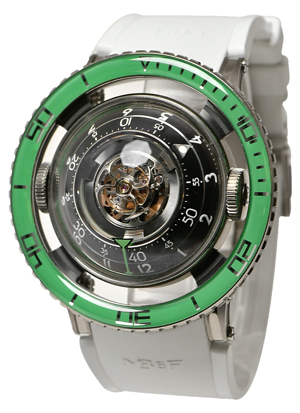 Horological Machine N°7 'Aquapod' (Reference 70.TGL.B). A 50mm titanium automatic wristwatch with tourbillon. 2022
