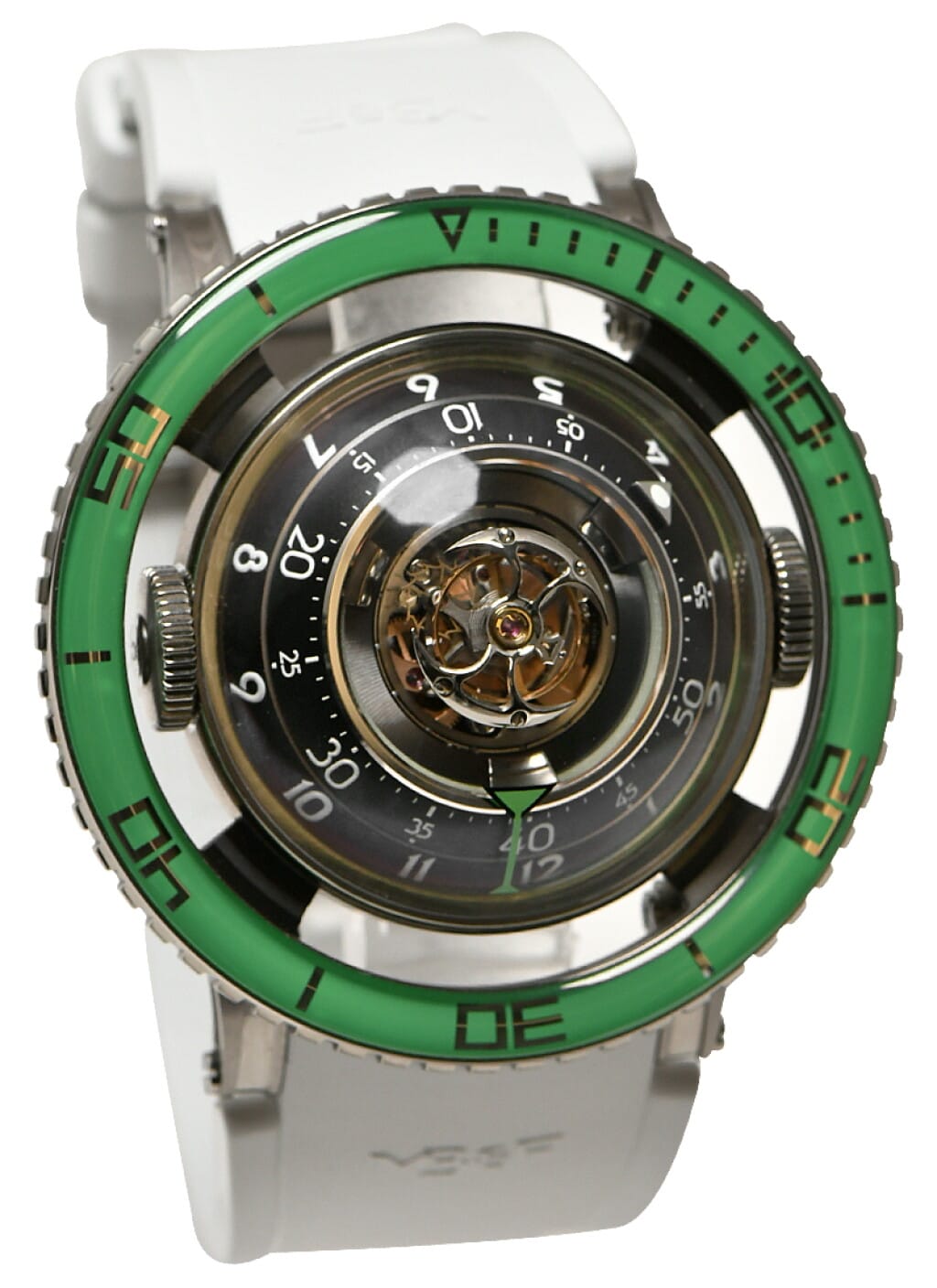 Horological Machine N°7 'Aquapod' (Reference 70.TGL.B). A 50mm titanium automatic wristwatch with tourbillon. 2022