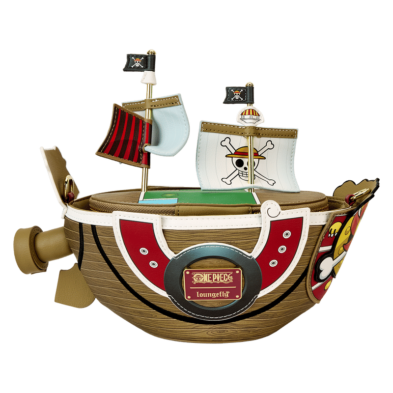 One Piece Thousand Sunny Ship Figural Crossbody Bag