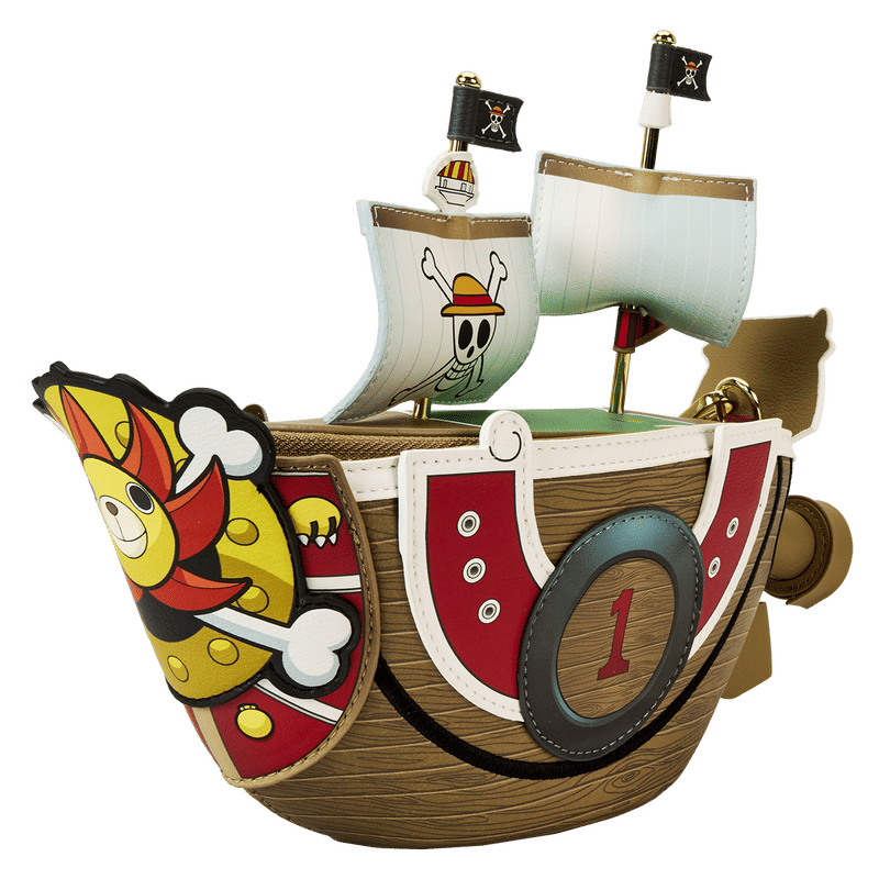One Piece Thousand Sunny Ship Figural Crossbody Bag