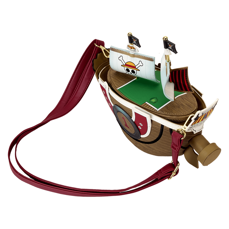 One Piece Thousand Sunny Ship Figural Crossbody Bag