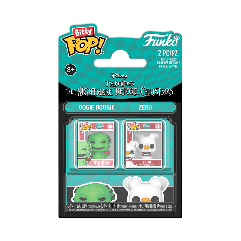 Bitty Pop! Oogie Boogie & Zero 2-Pack