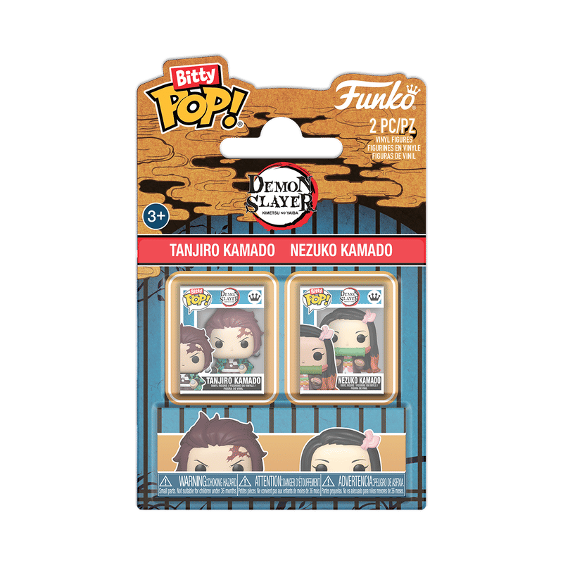 Bitty Pop! Tanjiro Kamado & Nezuko Kamado 2-Pack