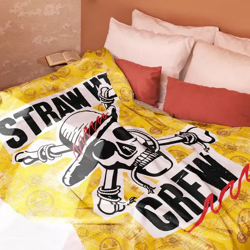 One Piece Straw Hat Crew Luffy Sherpa Blanket