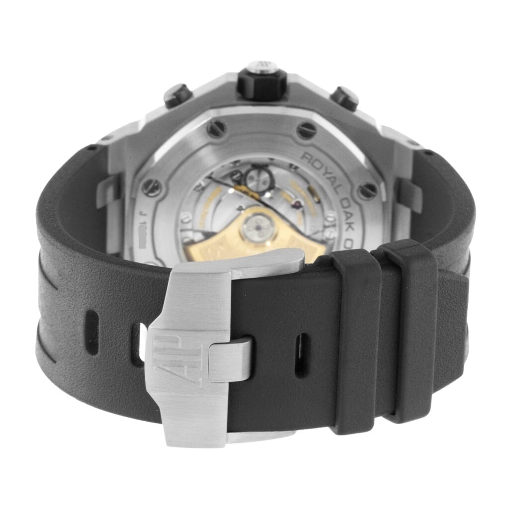 Royal Oak Offshore (Reference 26703ST.OO.A027CA.01). A 42mm stainless steel wristwatch with date and chronograph. 2016