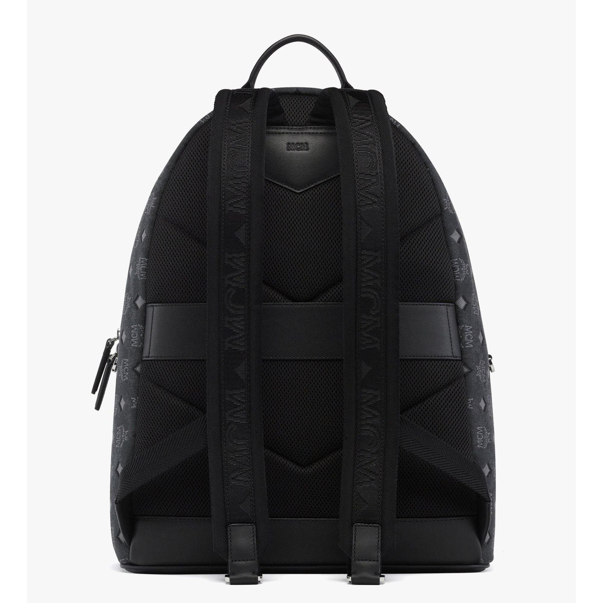 MCM Medium Stark Backpack in Denim Visetos