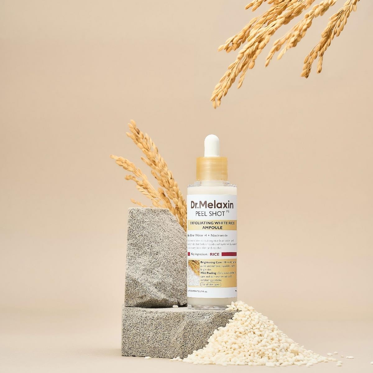 Dr. Melaxin Peel Shot Exfoliating White Rice Ampoule