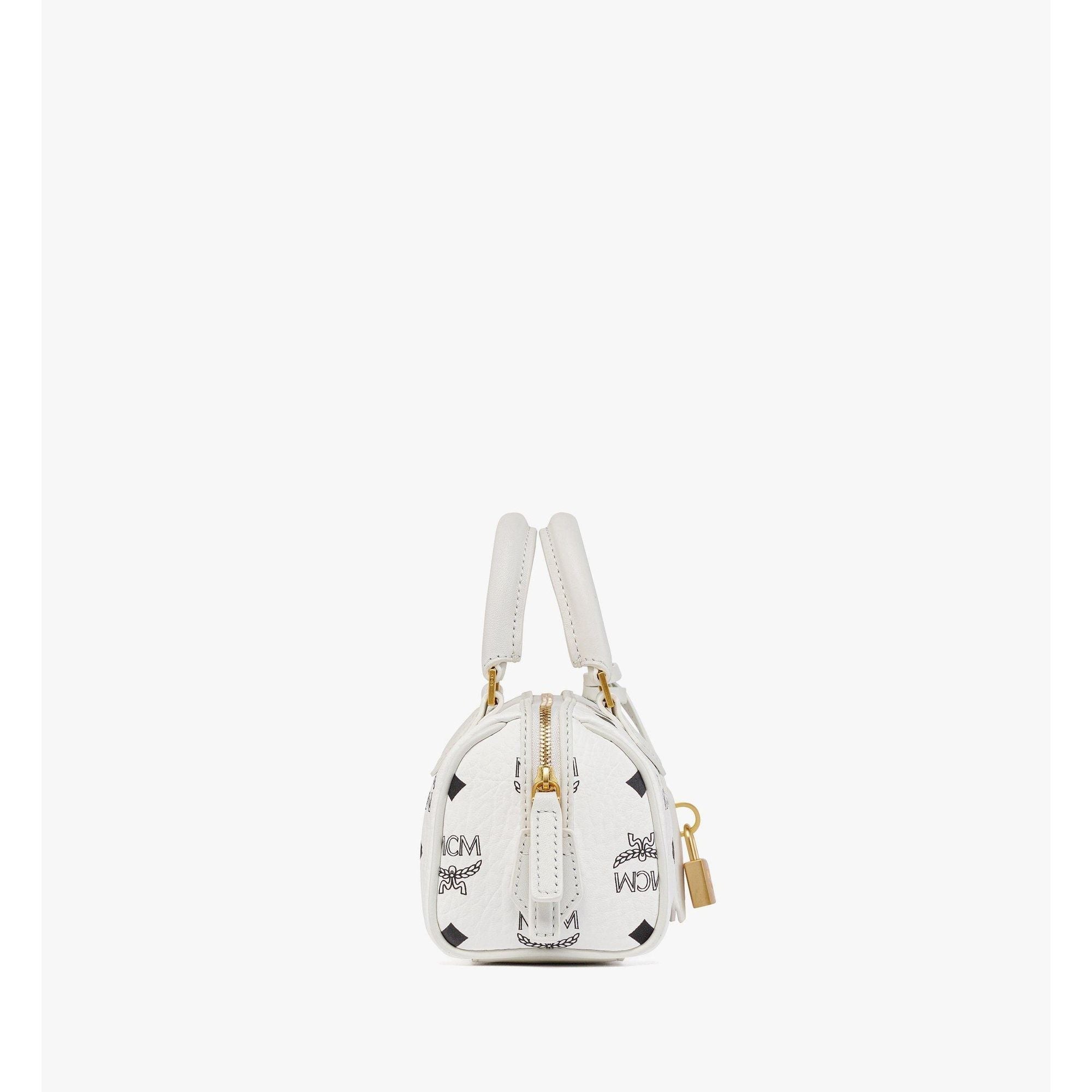 MCM Mini Ella Boston Bag in Visetos