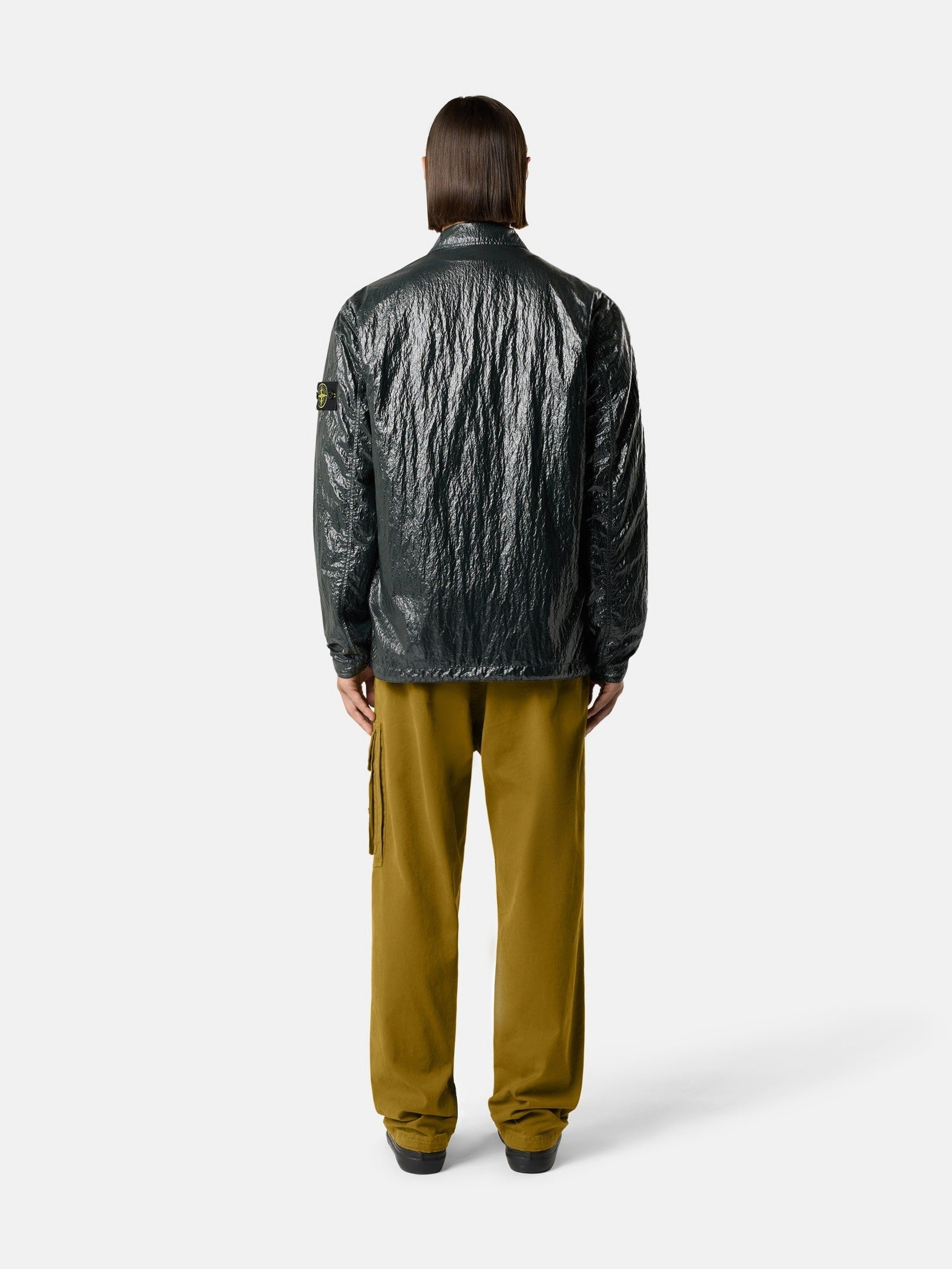 Stone Island Comfort-Fit Zip-Up Overshirt with Chest Pockets 1200031