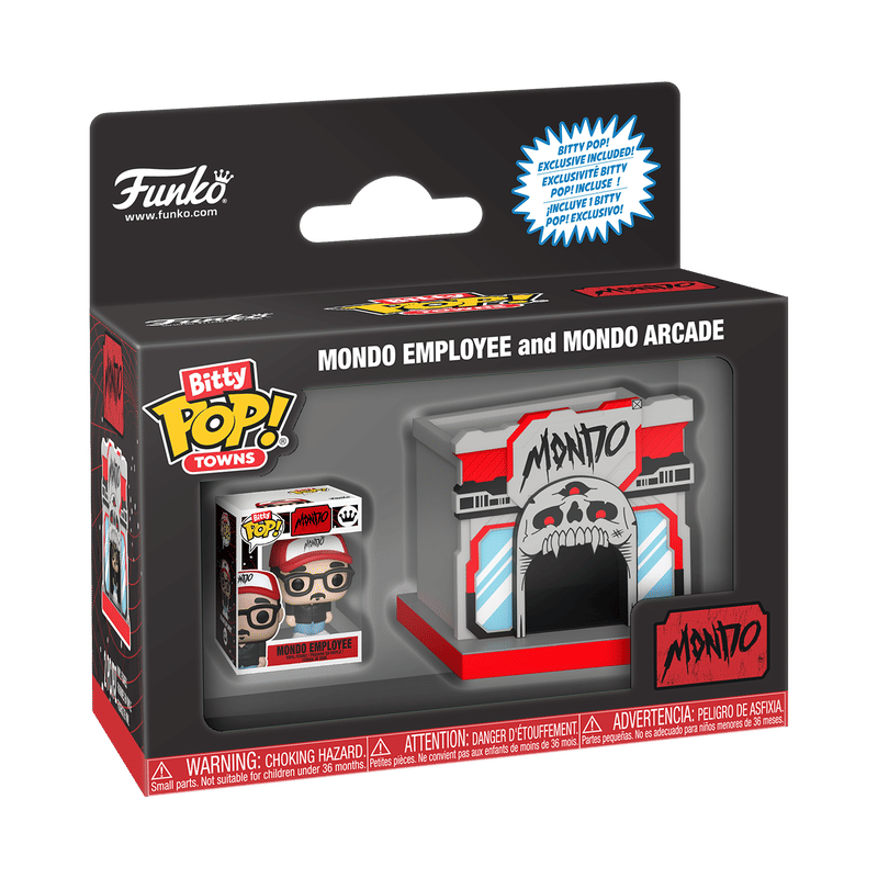 Bitty Pop! Towns Mondo Employee & Mondo Arcade