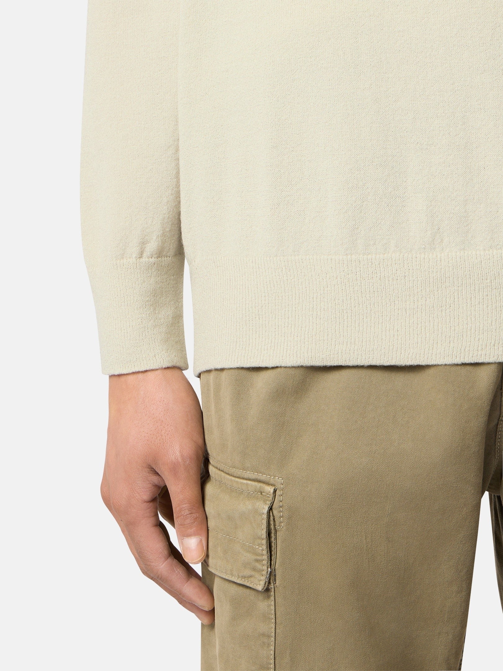 Stone Island Regular-Fit Half-Zip Jumper with Raglan Sleeves 5100008
