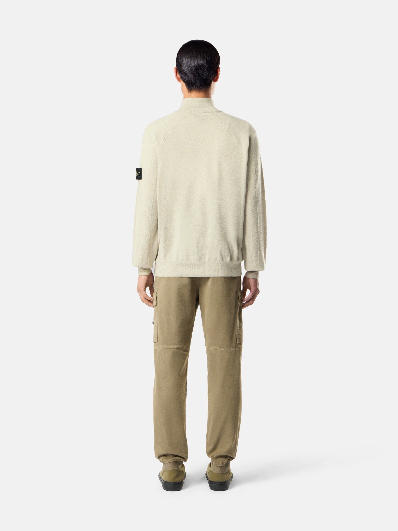 Stone Island Regular-Fit Half-Zip Jumper with Raglan Sleeves 5100008