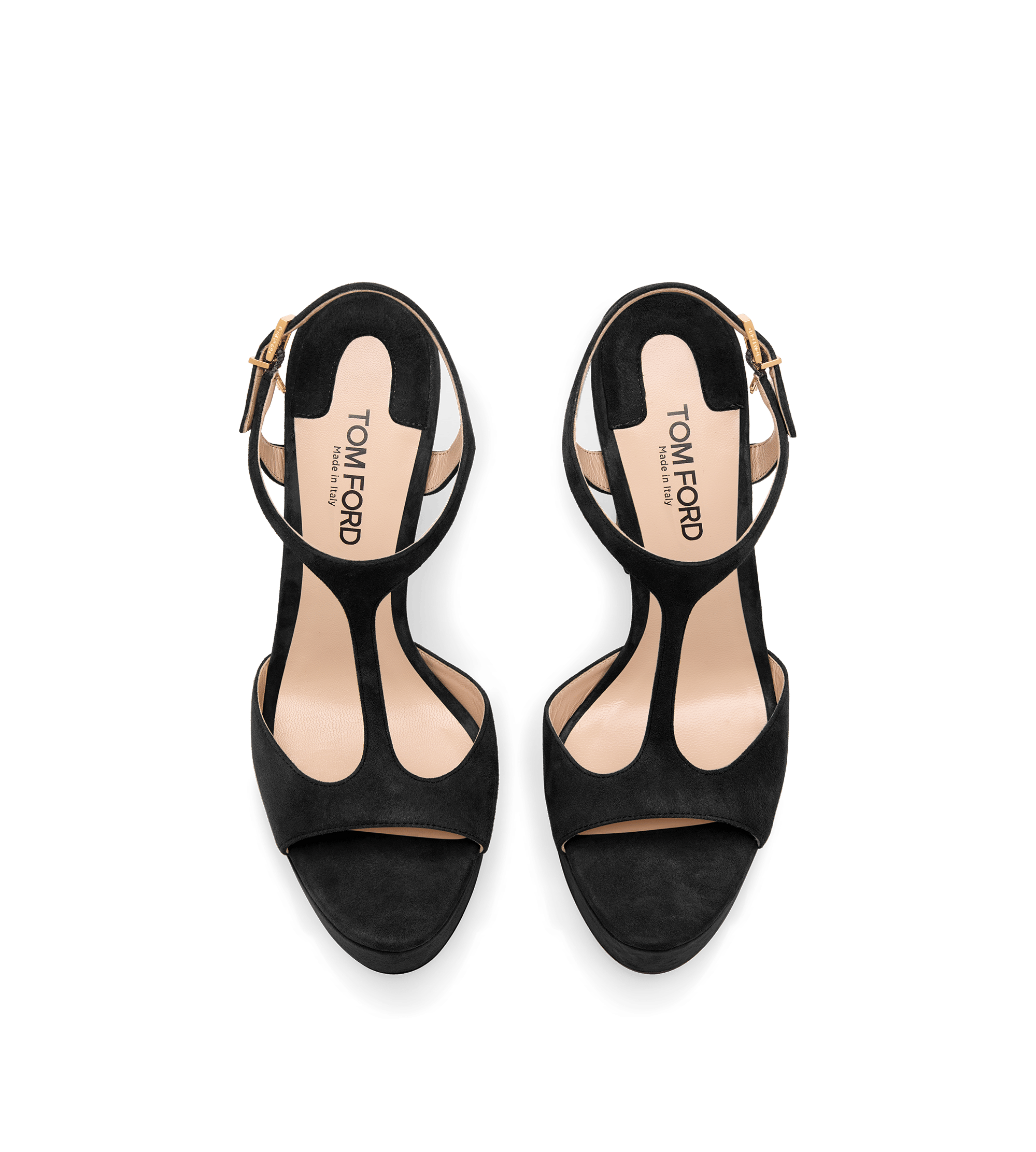 Tom Ford Suede Leather Angelina Platform Sandal