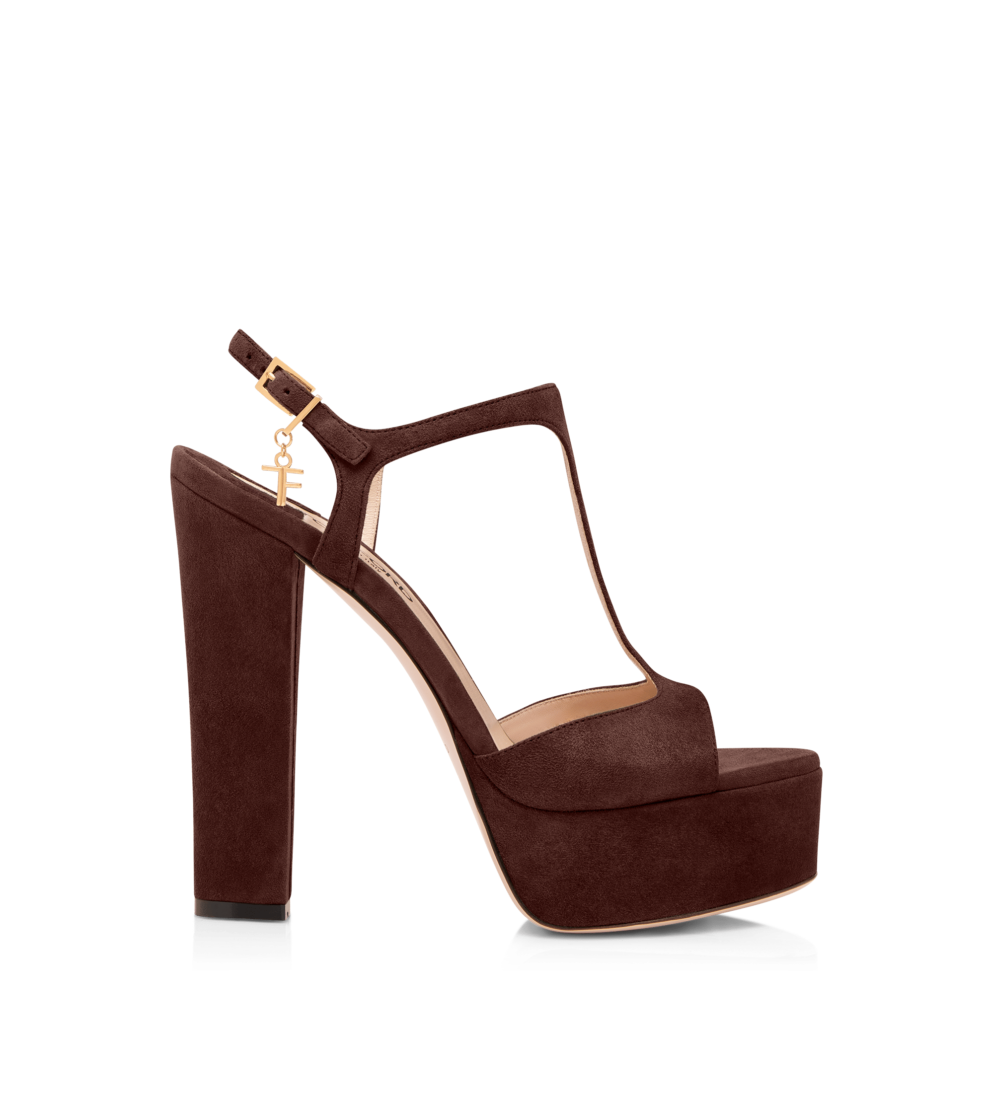 Tom Ford Suede Leather Angelina Platform Sandal