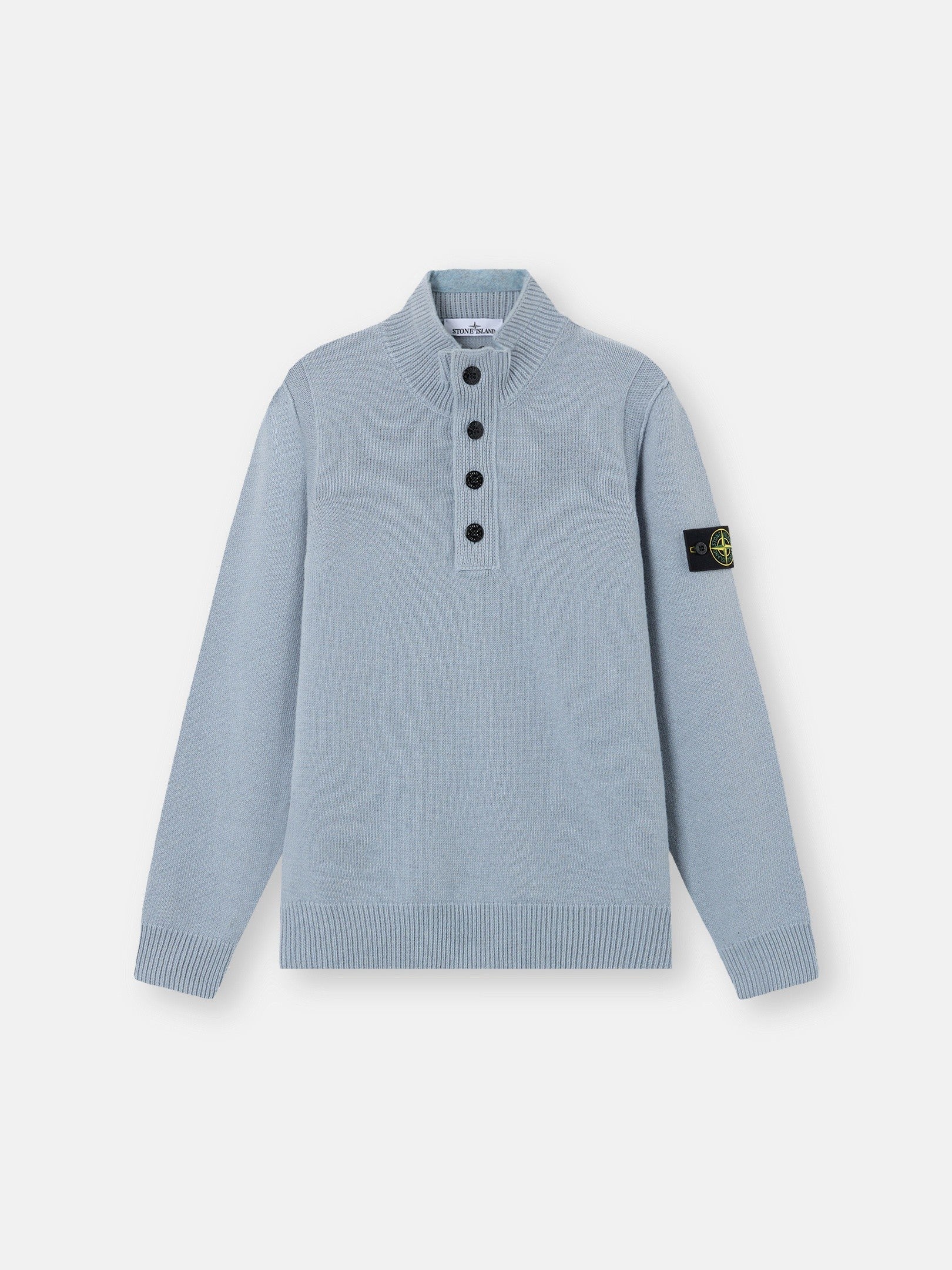 Stone Island Regular-Fit Half-Zip Jumper with Button Placket 5100040