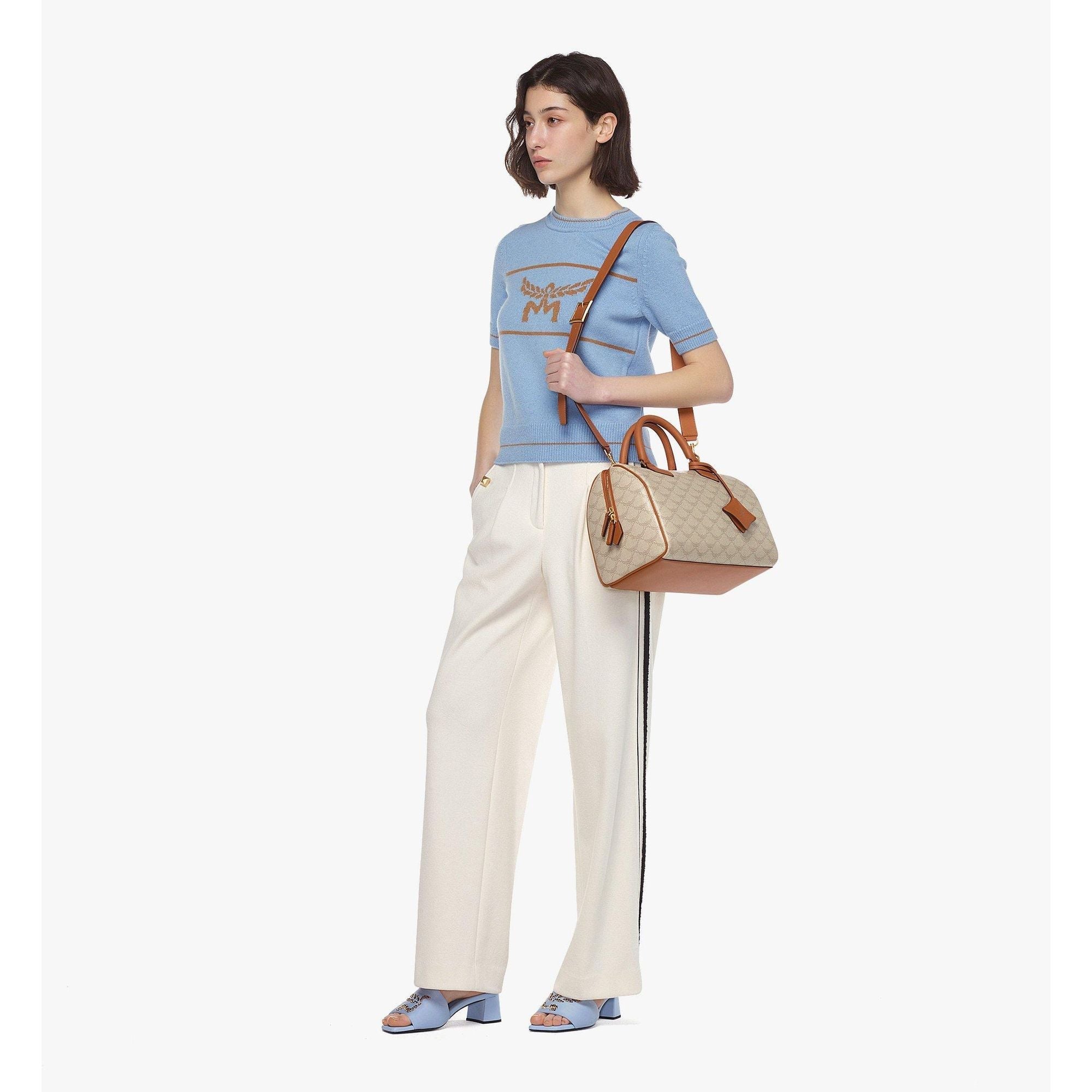 MCM Ella Boston Bag in Lauretos