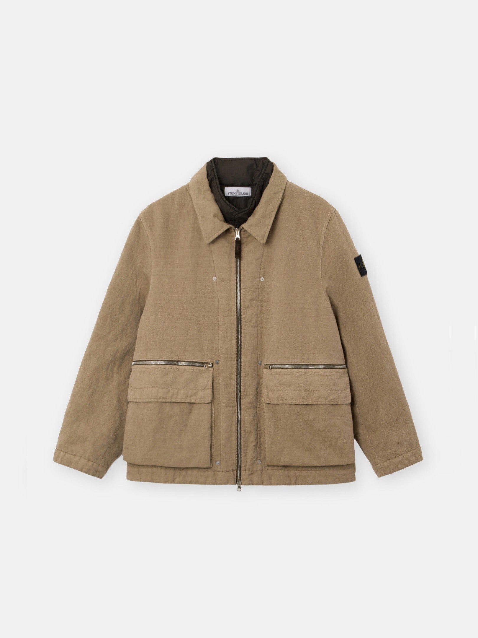 Stone Island Padded Field Jacket with Anti-Drop 4100043
