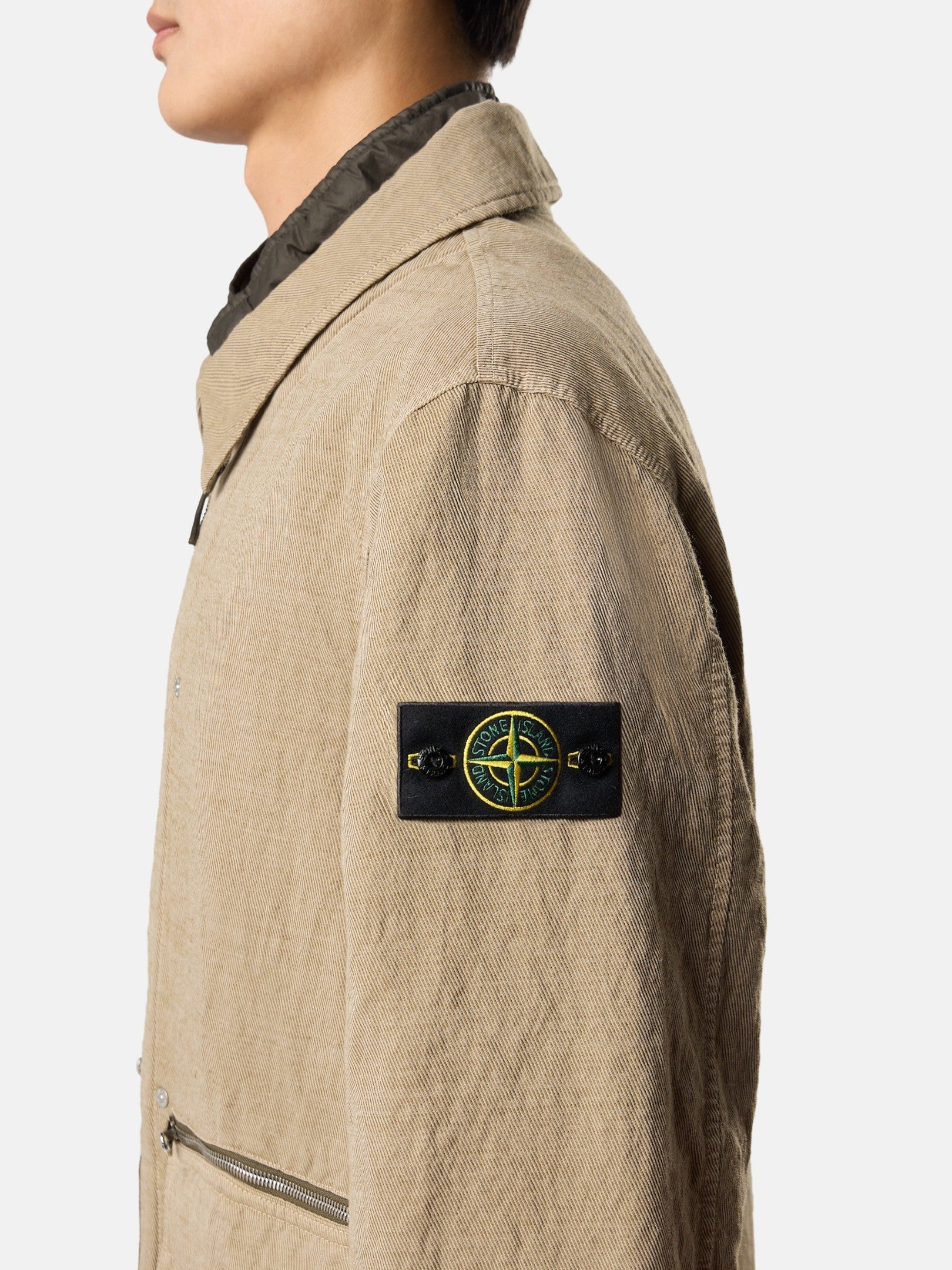 Stone Island Padded Field Jacket with Anti-Drop 4100043