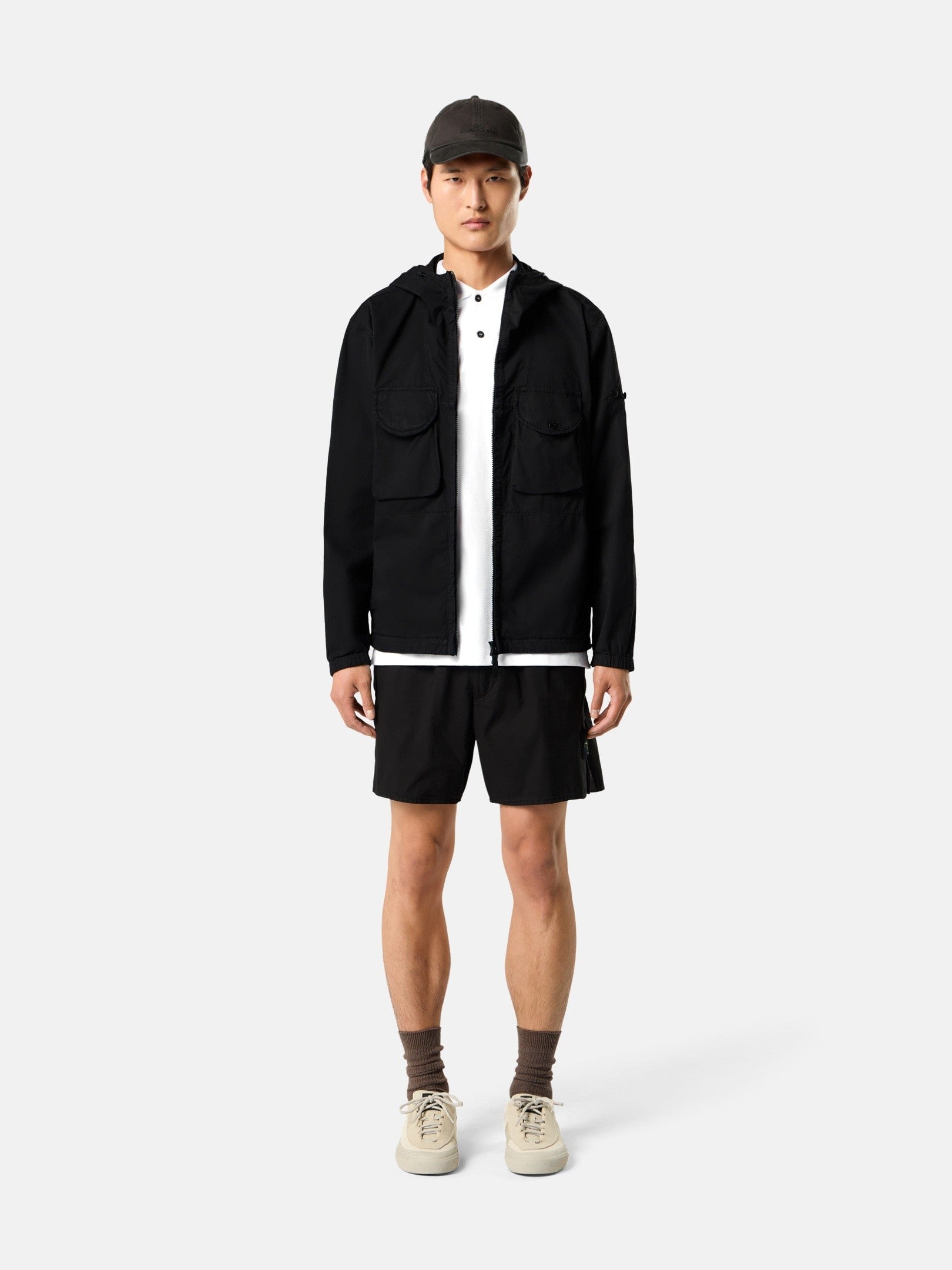 Stone Island Regular-Fit Short-Sleeve Polo with Compass Patch 2200011