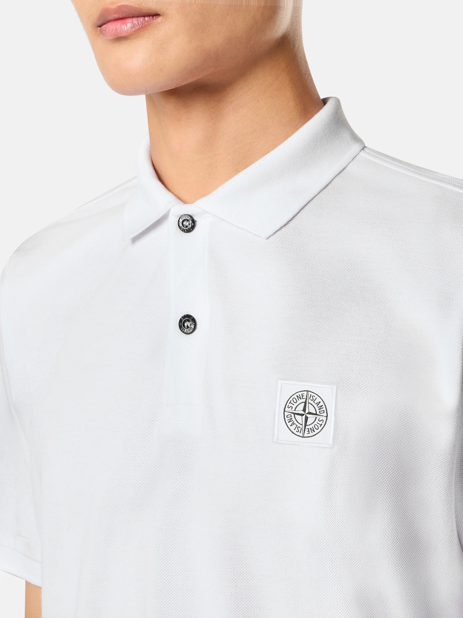 Stone Island Regular-Fit Short-Sleeve Polo with Compass Patch 2200011