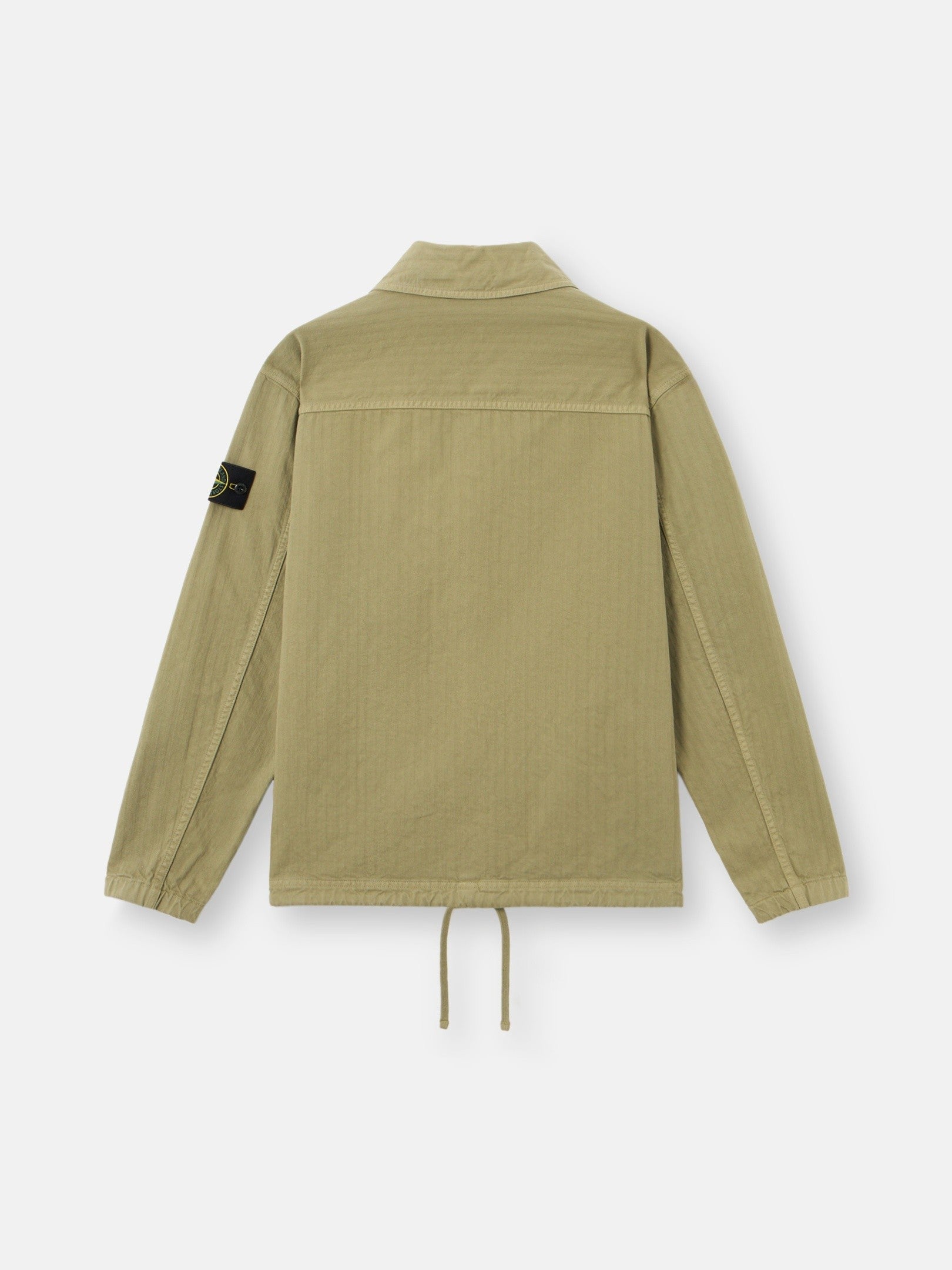 Stone Island Comfort-Fit Zip-Up Overshirt with Chest Pocket 1200014