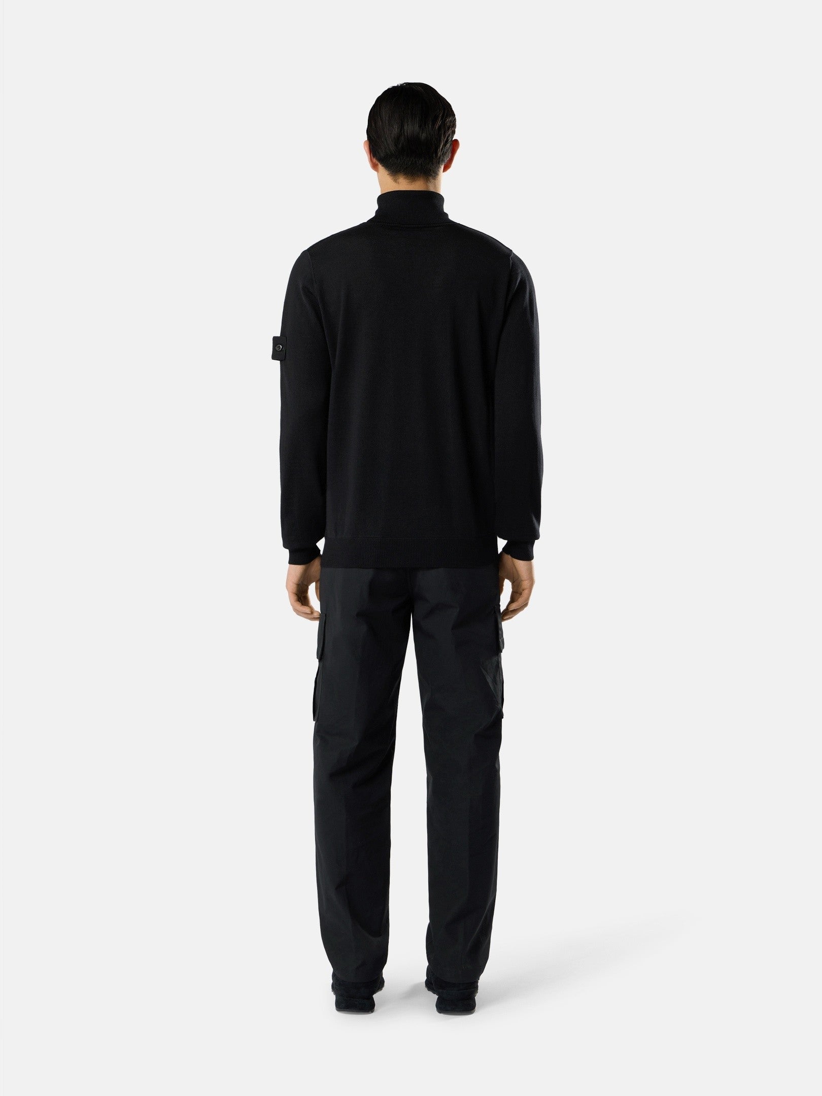 Stone Island Regular-Fit Turtleneck Jumper with Ribbed Trims 5100066