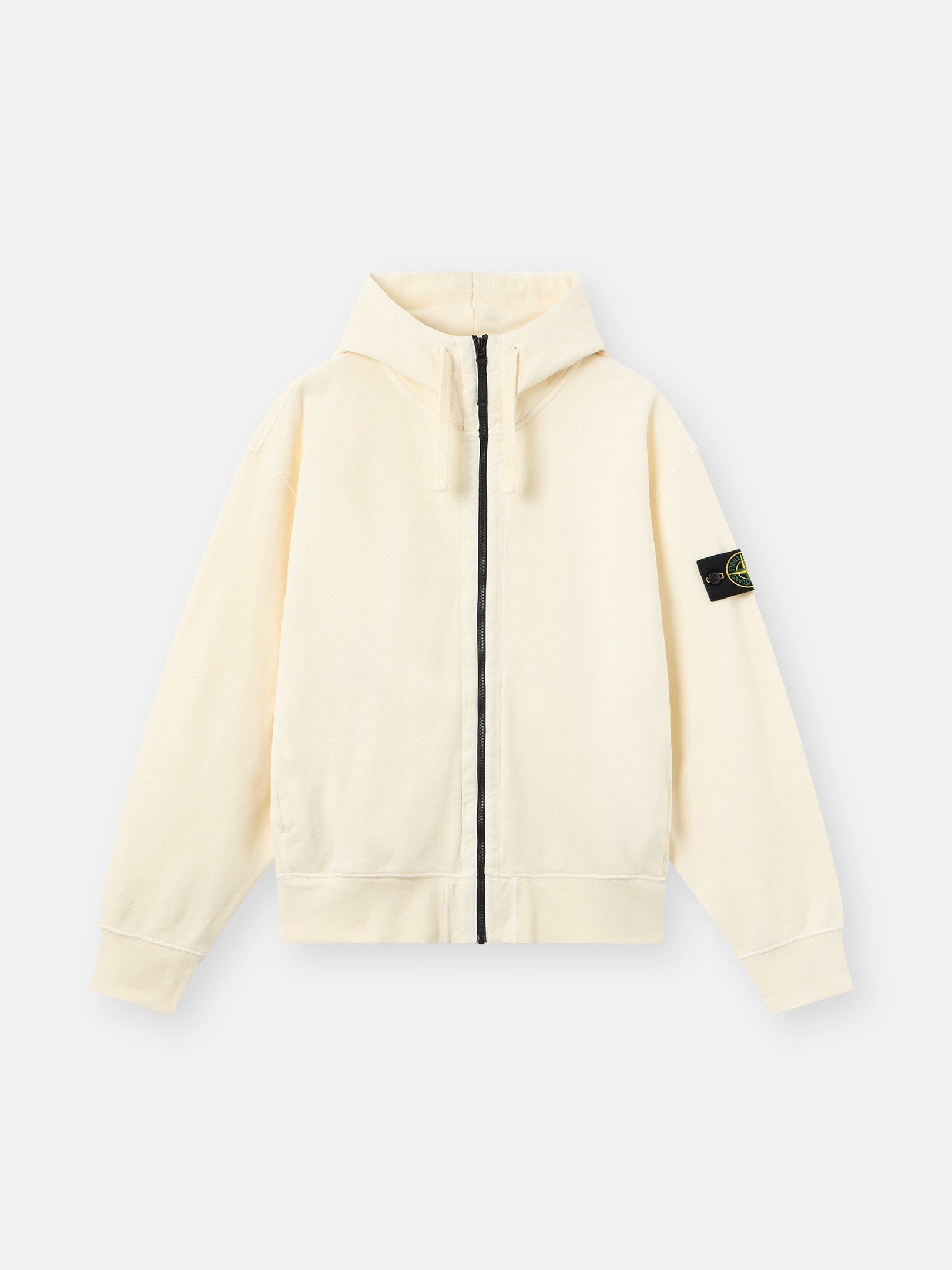 Stone Island Oversized-Fit Zip-Up Hooded Sweatshirt with Pockets 6100009